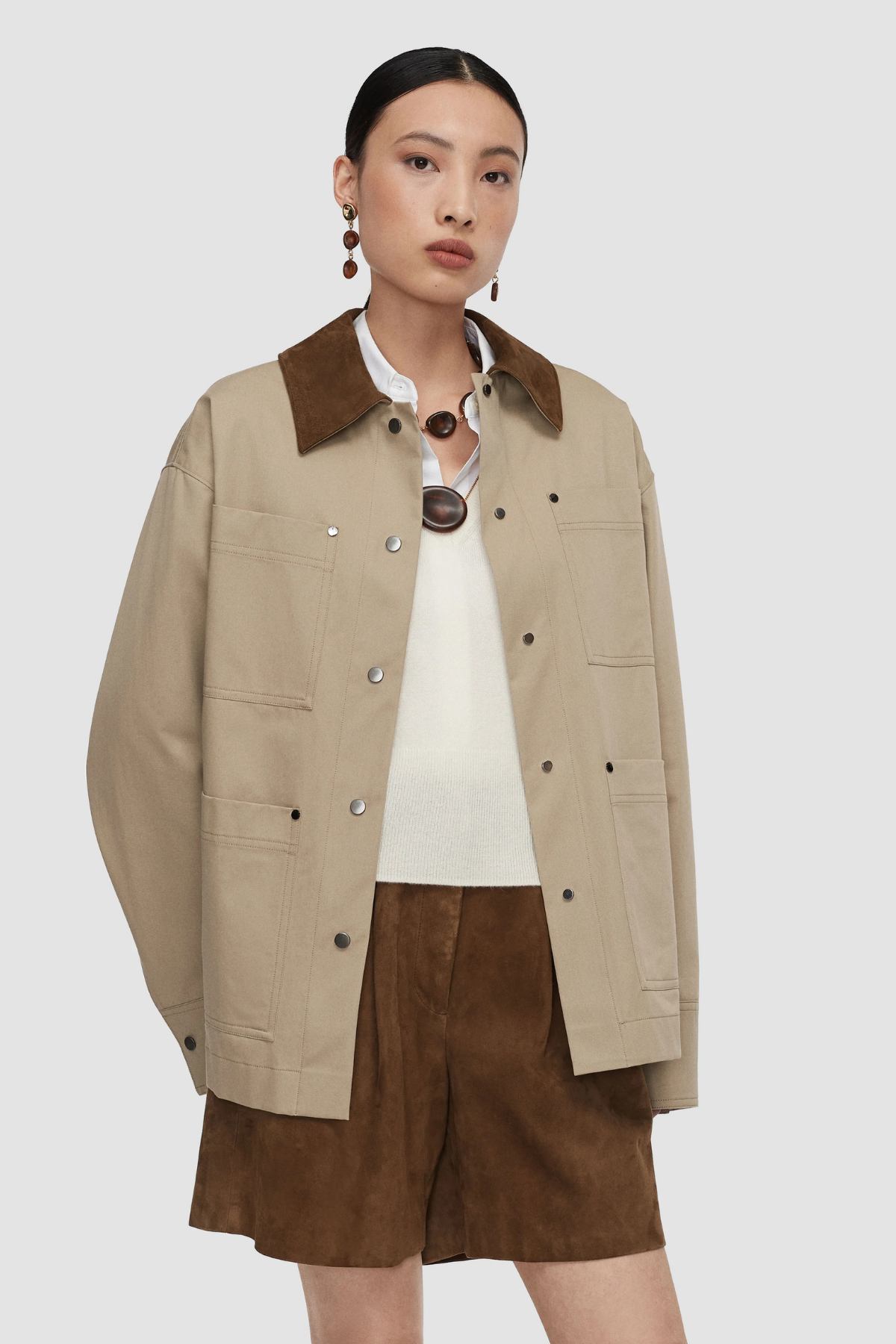 Joseph Athos Jacket - Dark Powder