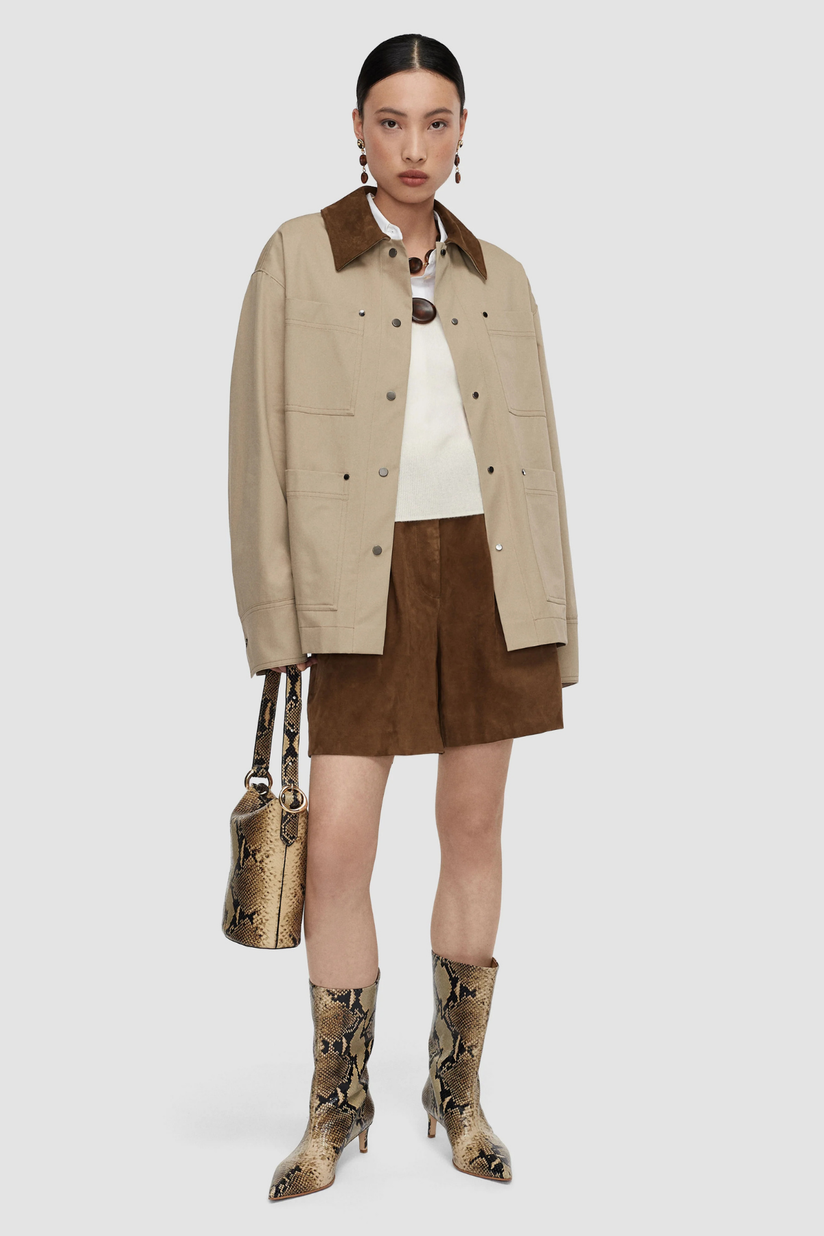 Joseph Athos Jacket - Dark Powder