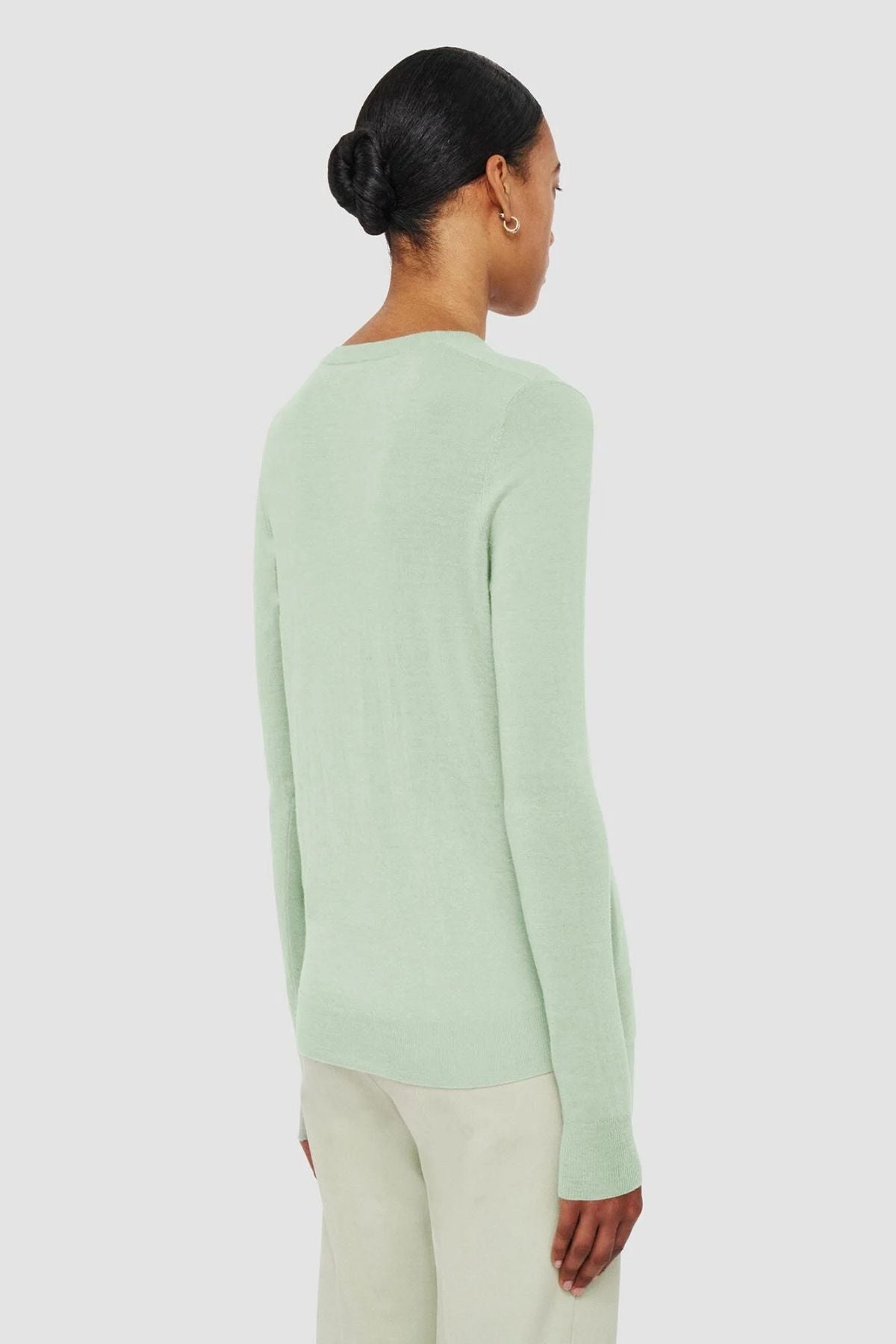 Joseph Cashair V-Neck Jumper - Matcha