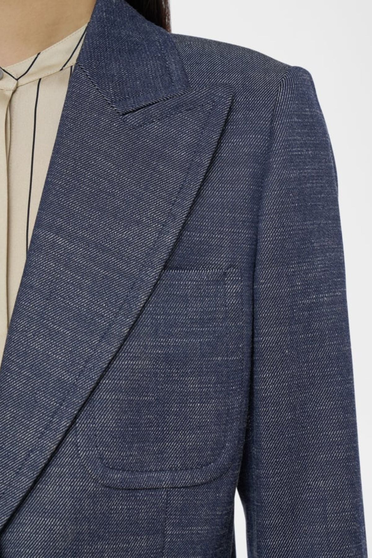 Joseph Cassini Jacket Sartorial Denim - Cobalt