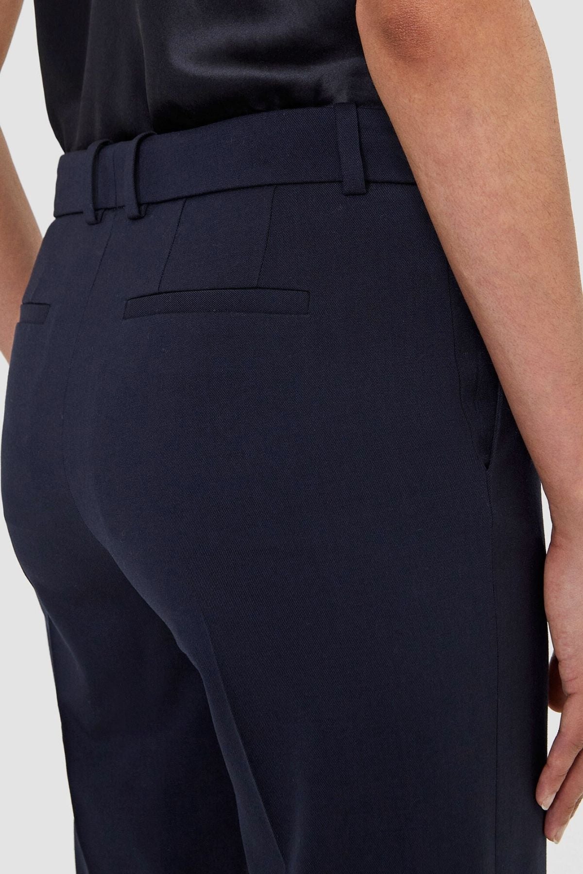 Joseph Coleman Pant Wool Stretch Tailoring - Dark Navy