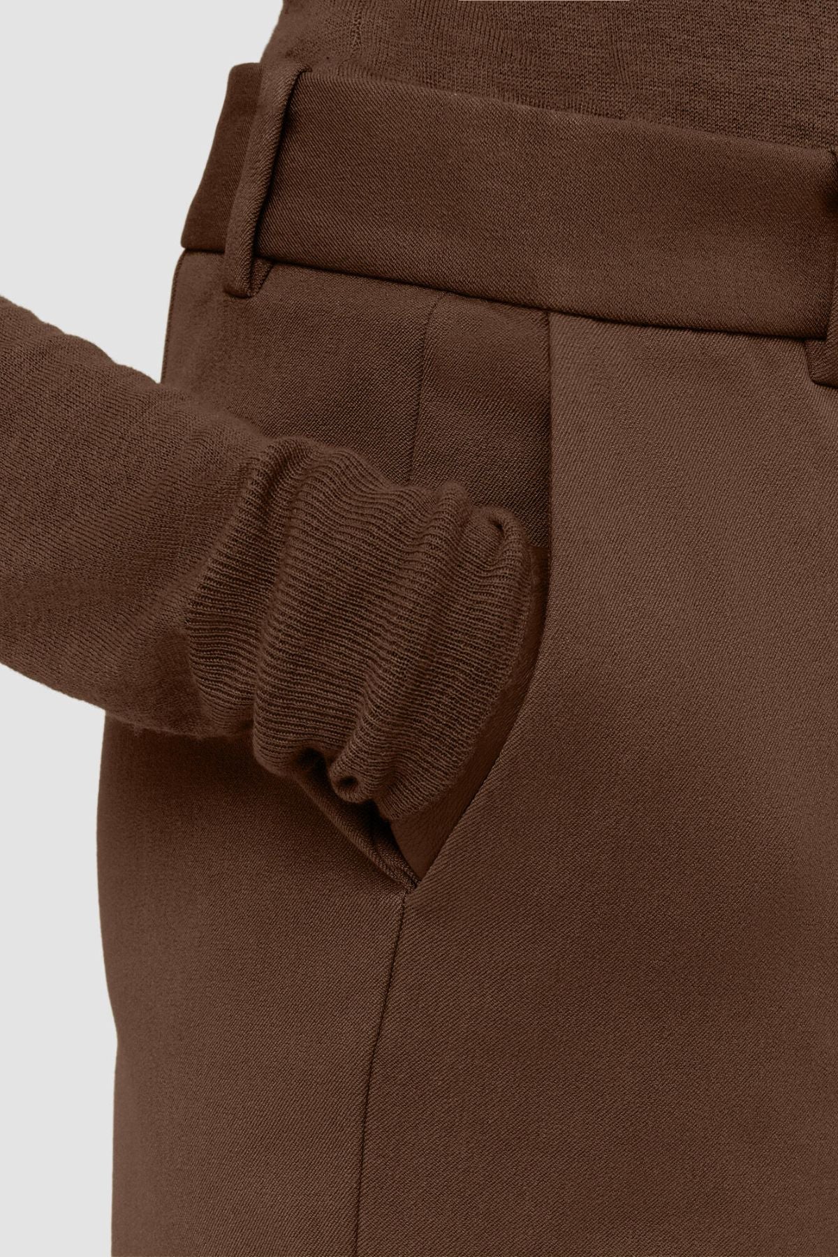 Joseph Gabardine Stretch Tafira Pant - Arabica