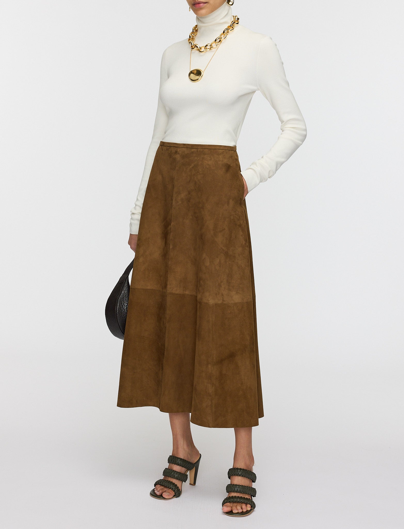 Joseph Helius Skirt - Taupe