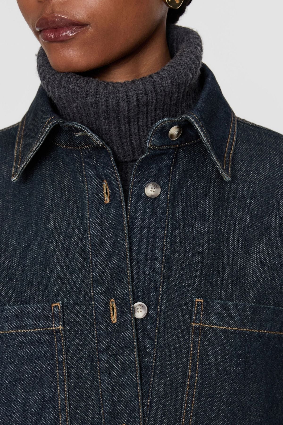 Joseph Idar Denim Shirt - Deep Indigo