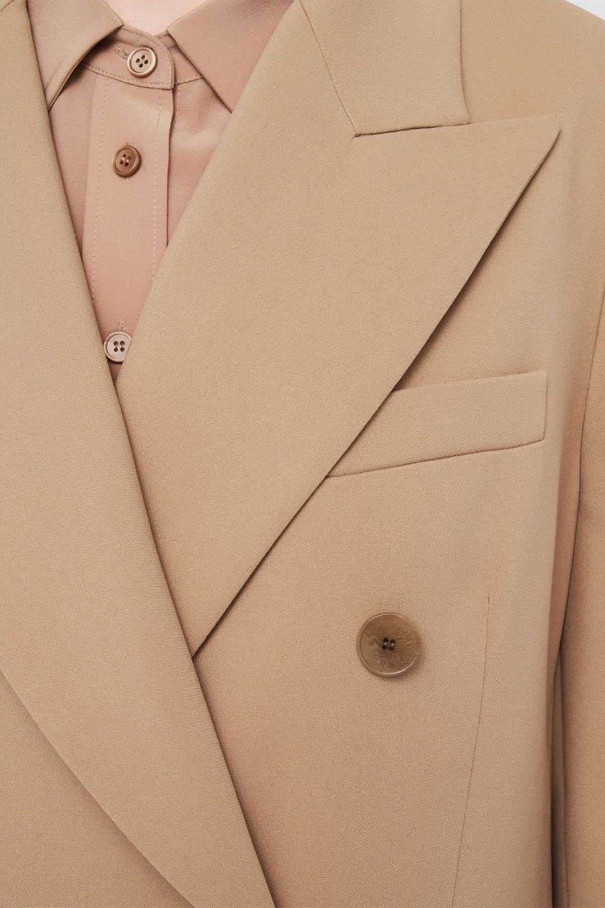 Joseph Valery Double Breasted Blazer - Blusher