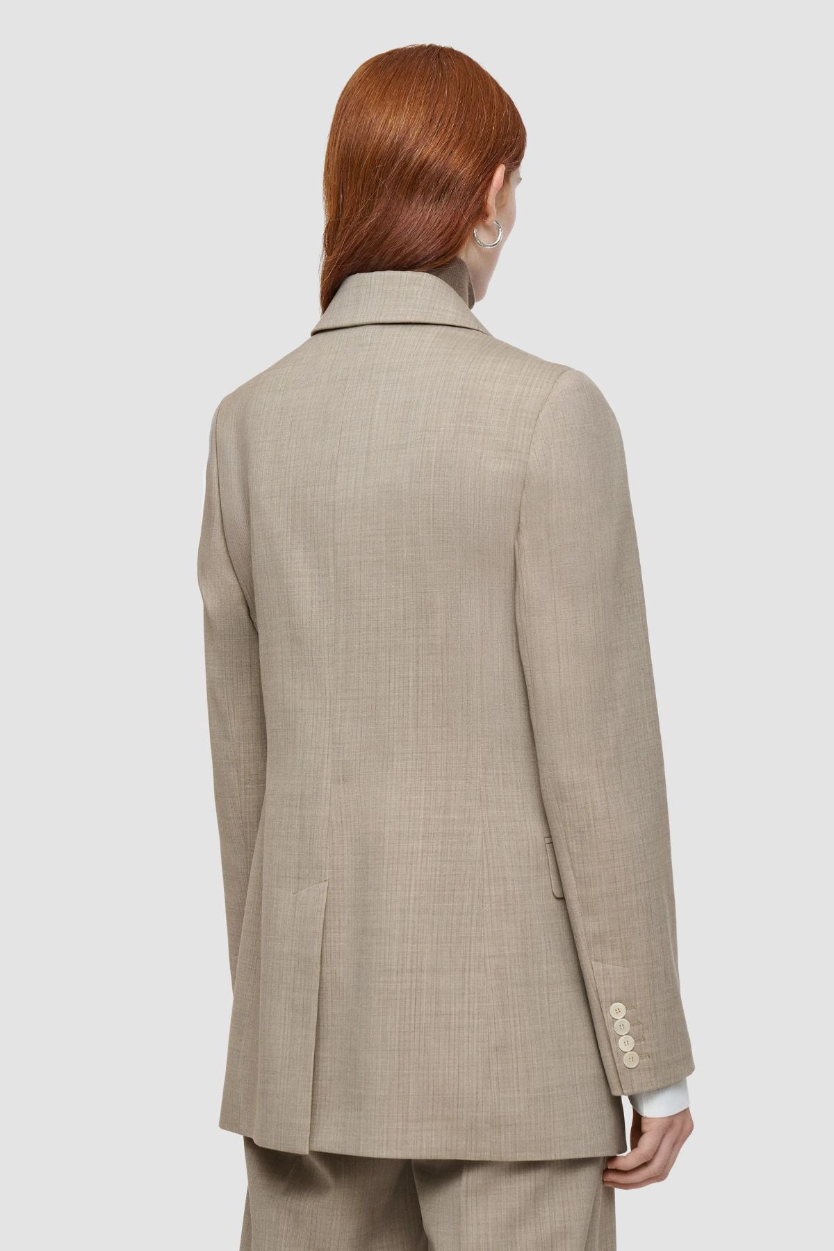 Joseph Valery Melange Stripes Jacket - Affogatto