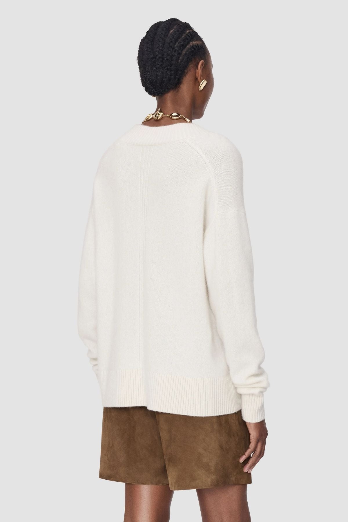 Joseph Zinnia Cloud Cashmere Jumper - Sandstone