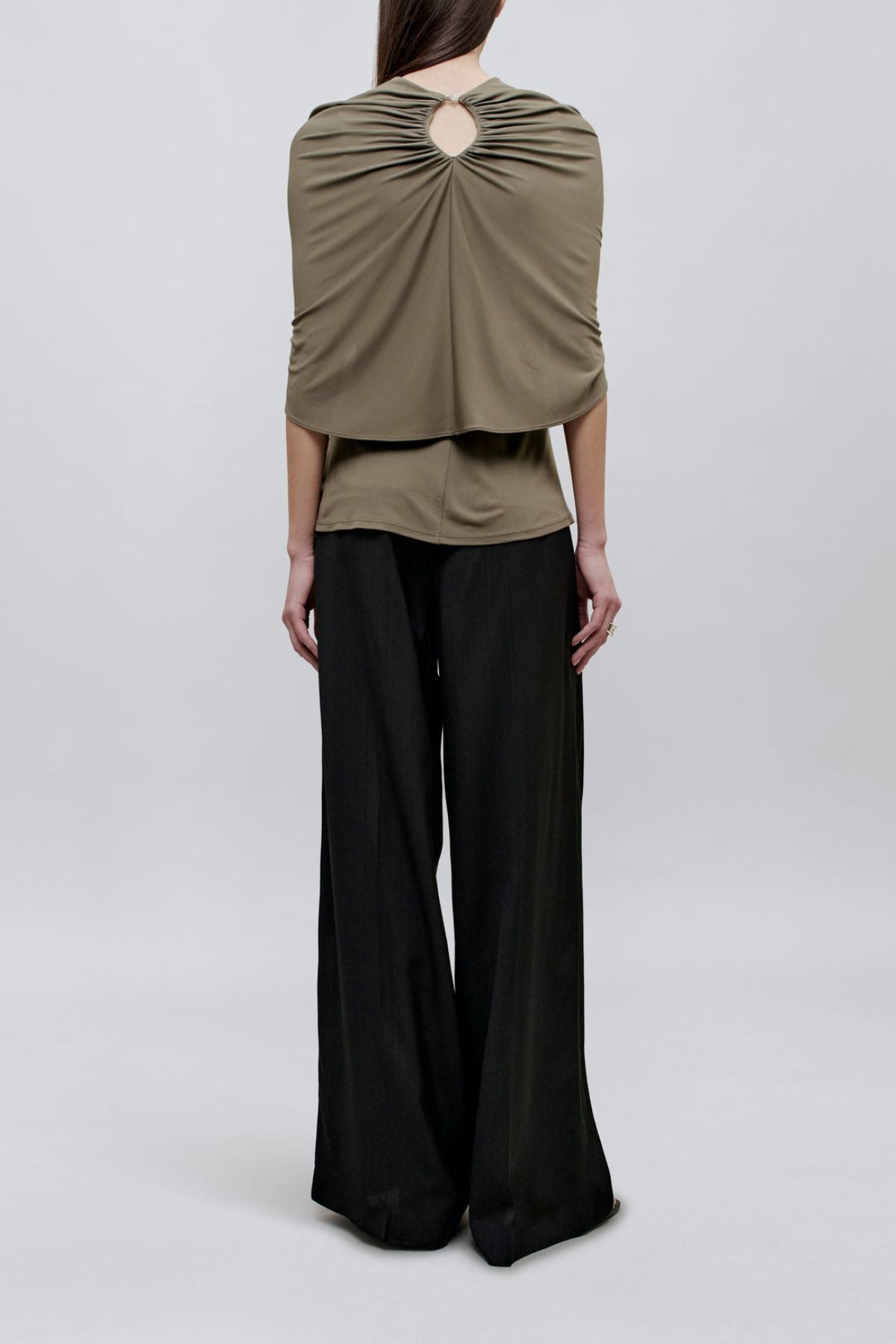 KALLMEYER Emme Cape Top - Thyme