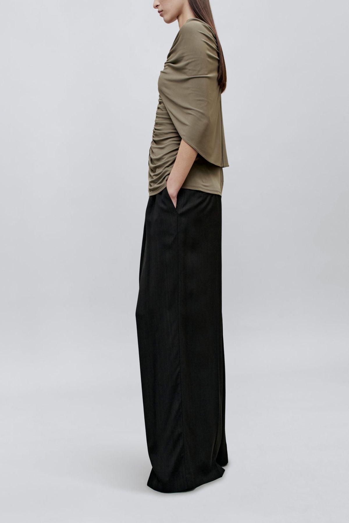 KALLMEYER Emme Cape Top - Thyme