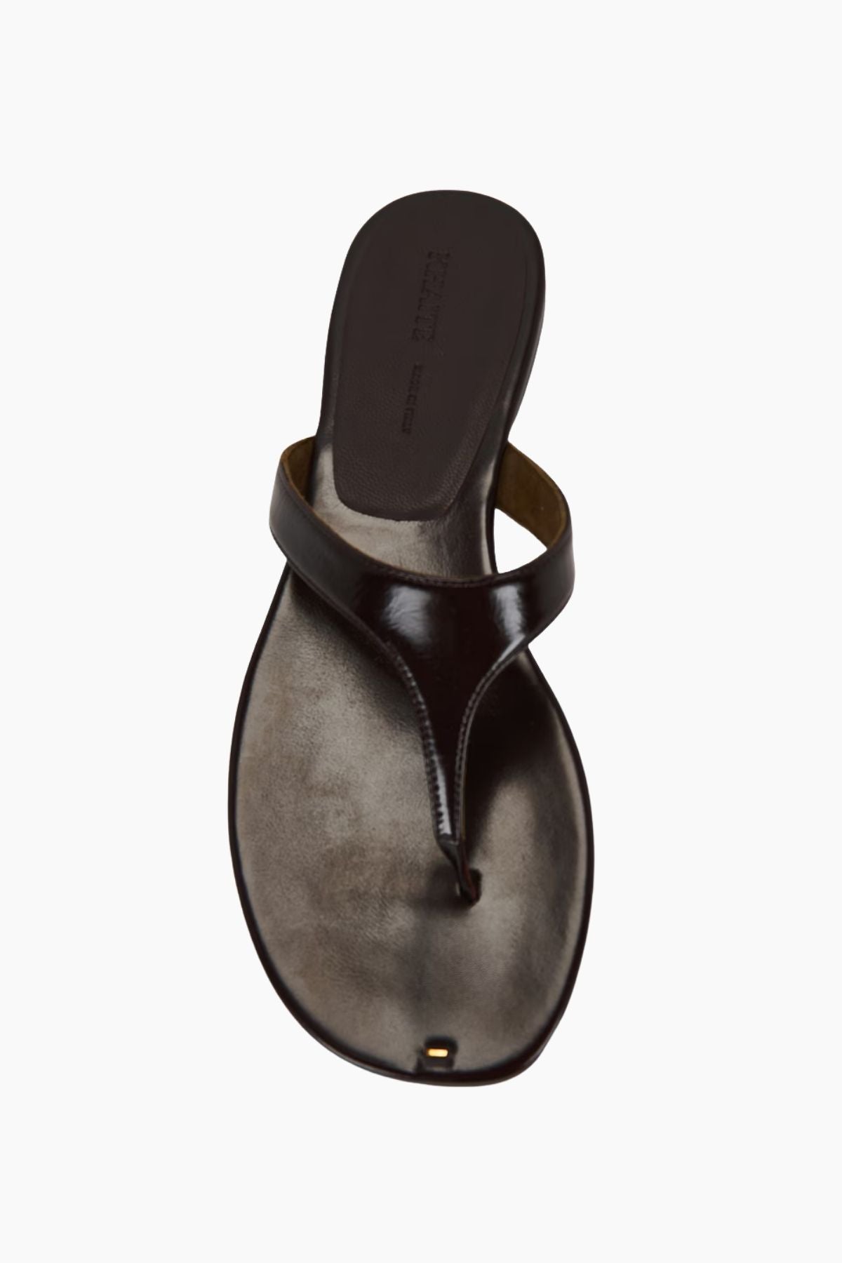 KHAITE Archer Thong Sandal - Bordeaux