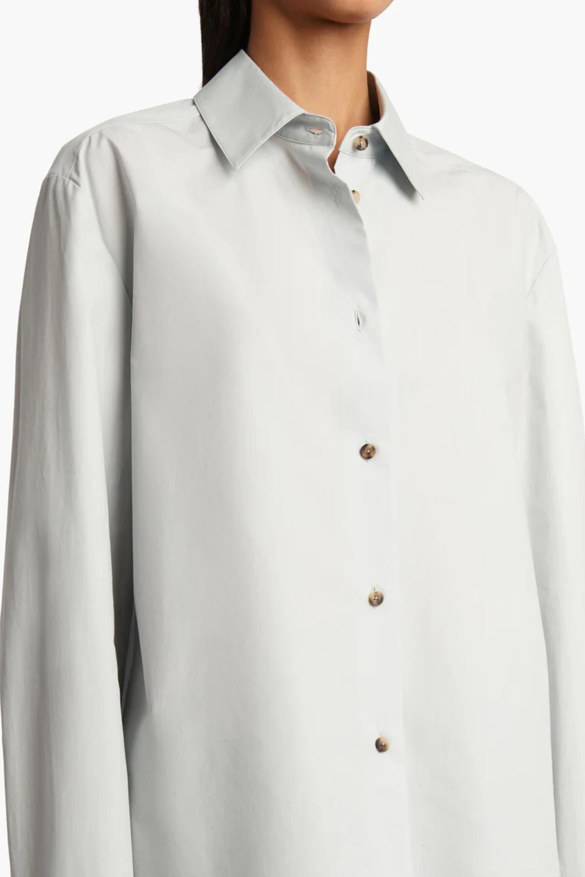 KHAITE Argo Shirt - Ice Blue