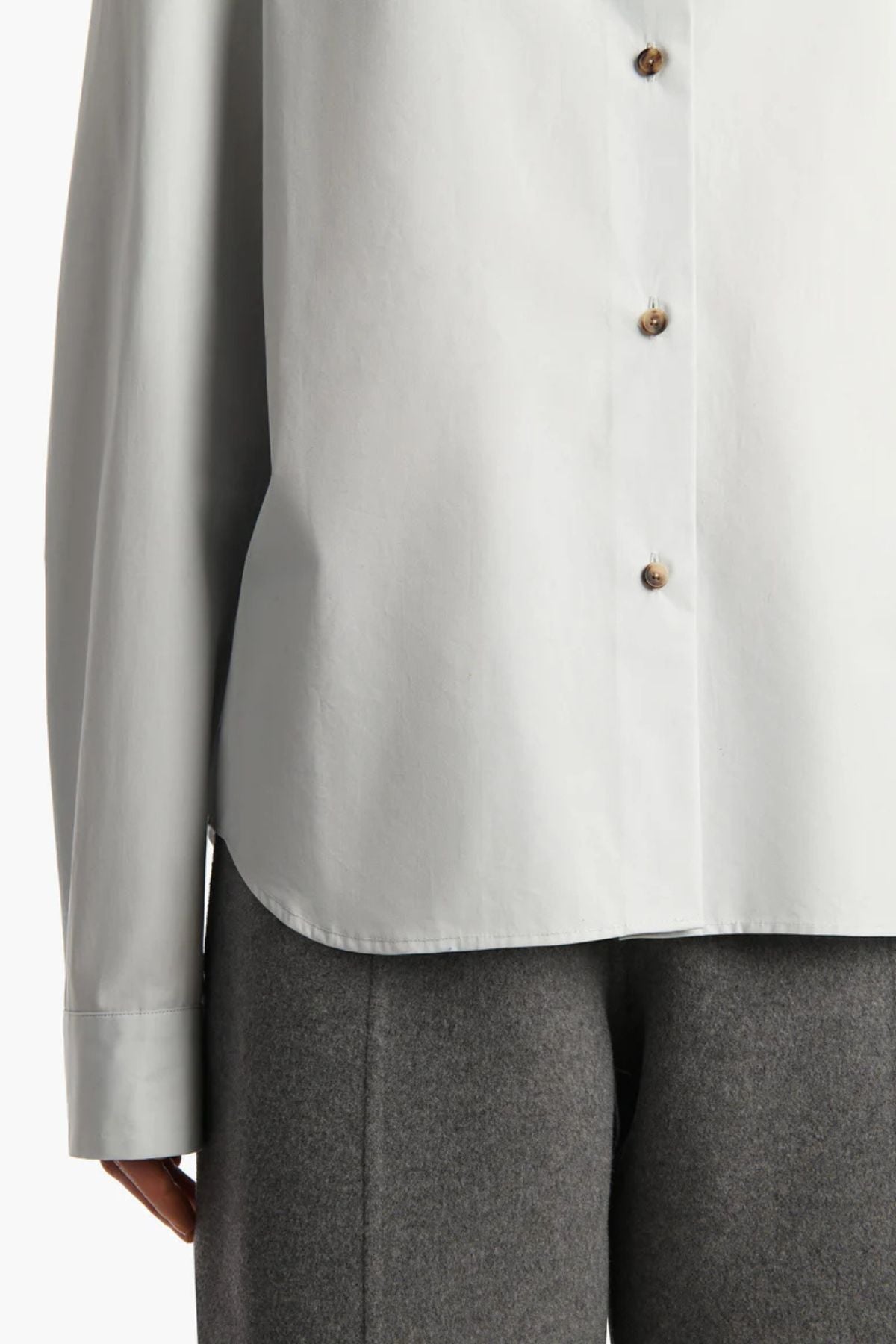 KHAITE Argo Shirt - Ice Blue