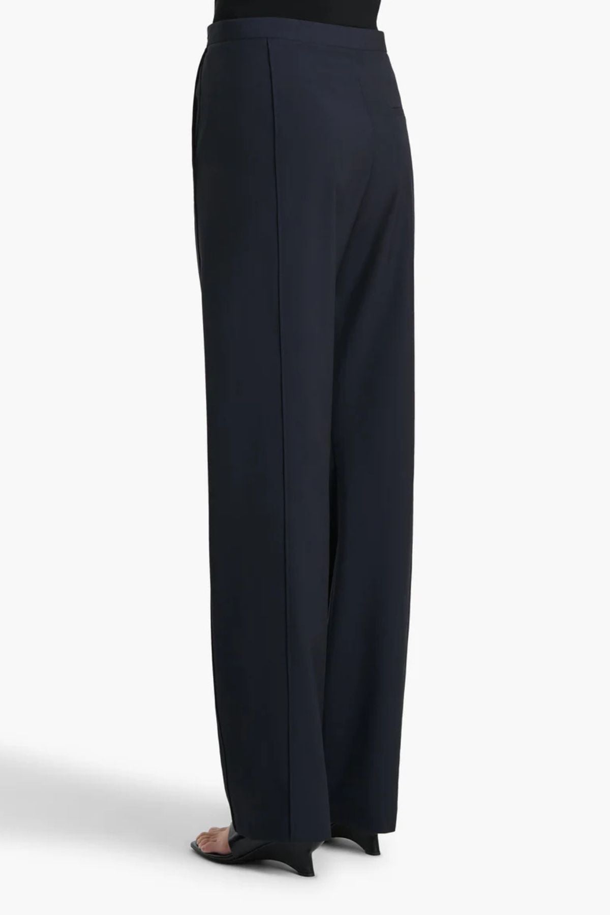 KHAITE Borden Pant - Dark Navy