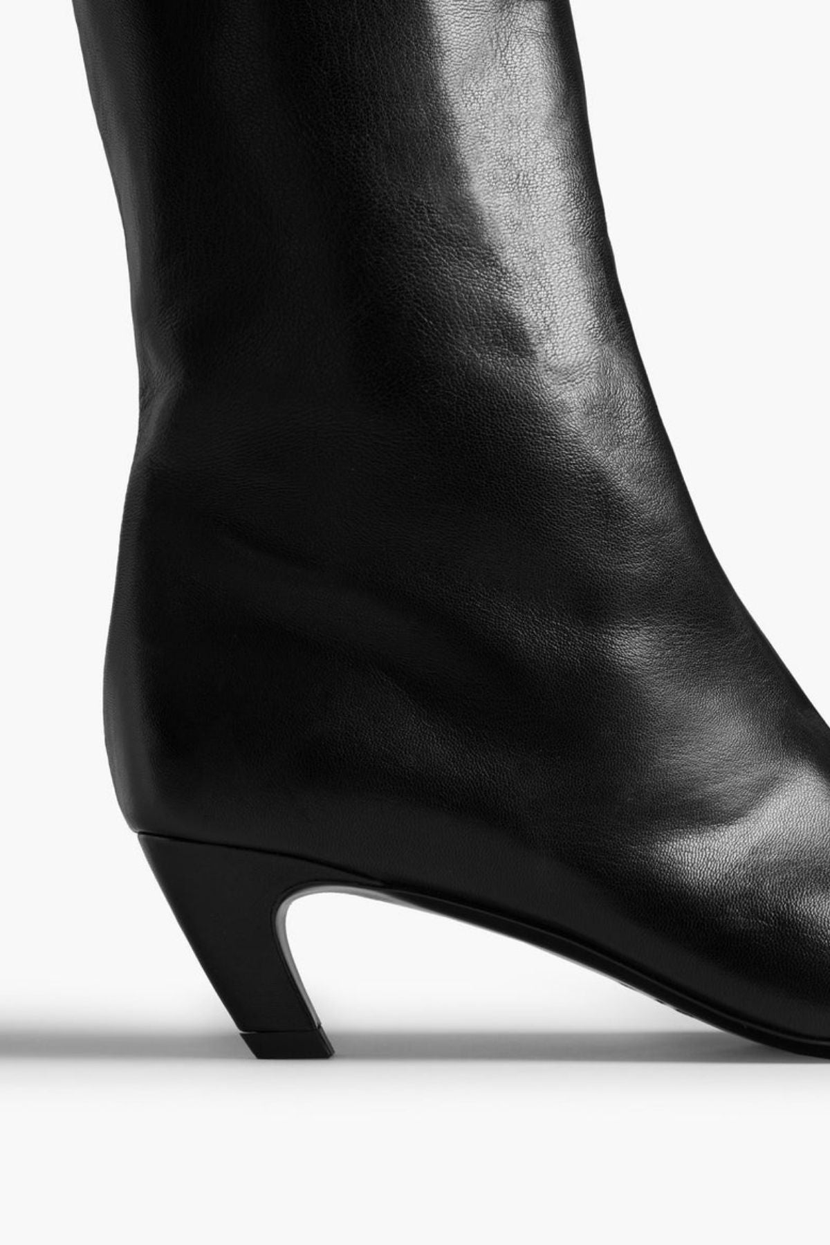 KHAITE Davis Knee High Boot - Black