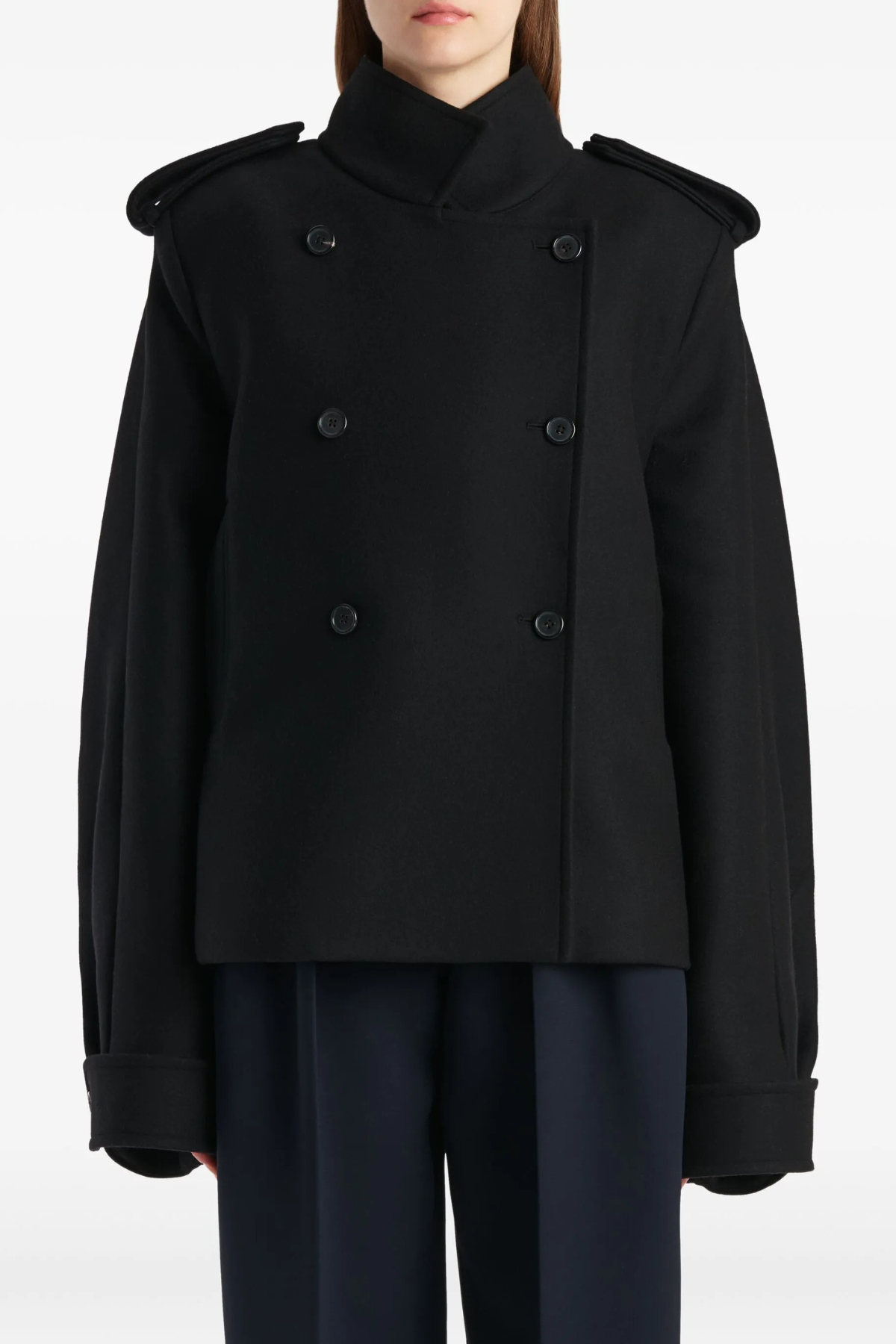 KHAITE Dean Jacket - Black