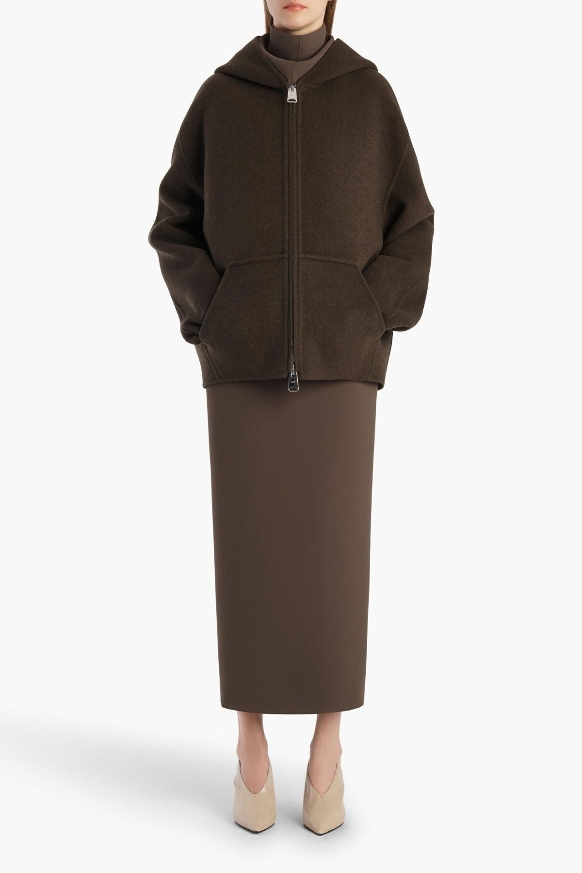 KHAITE Dolem Jacket - Army Melange
