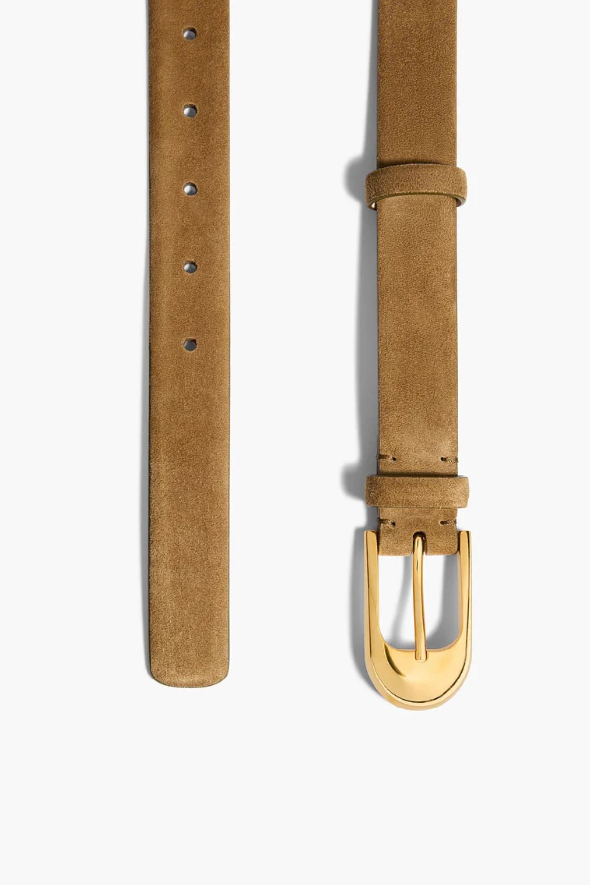 KHAITE Dome Belt Gold - Mud
