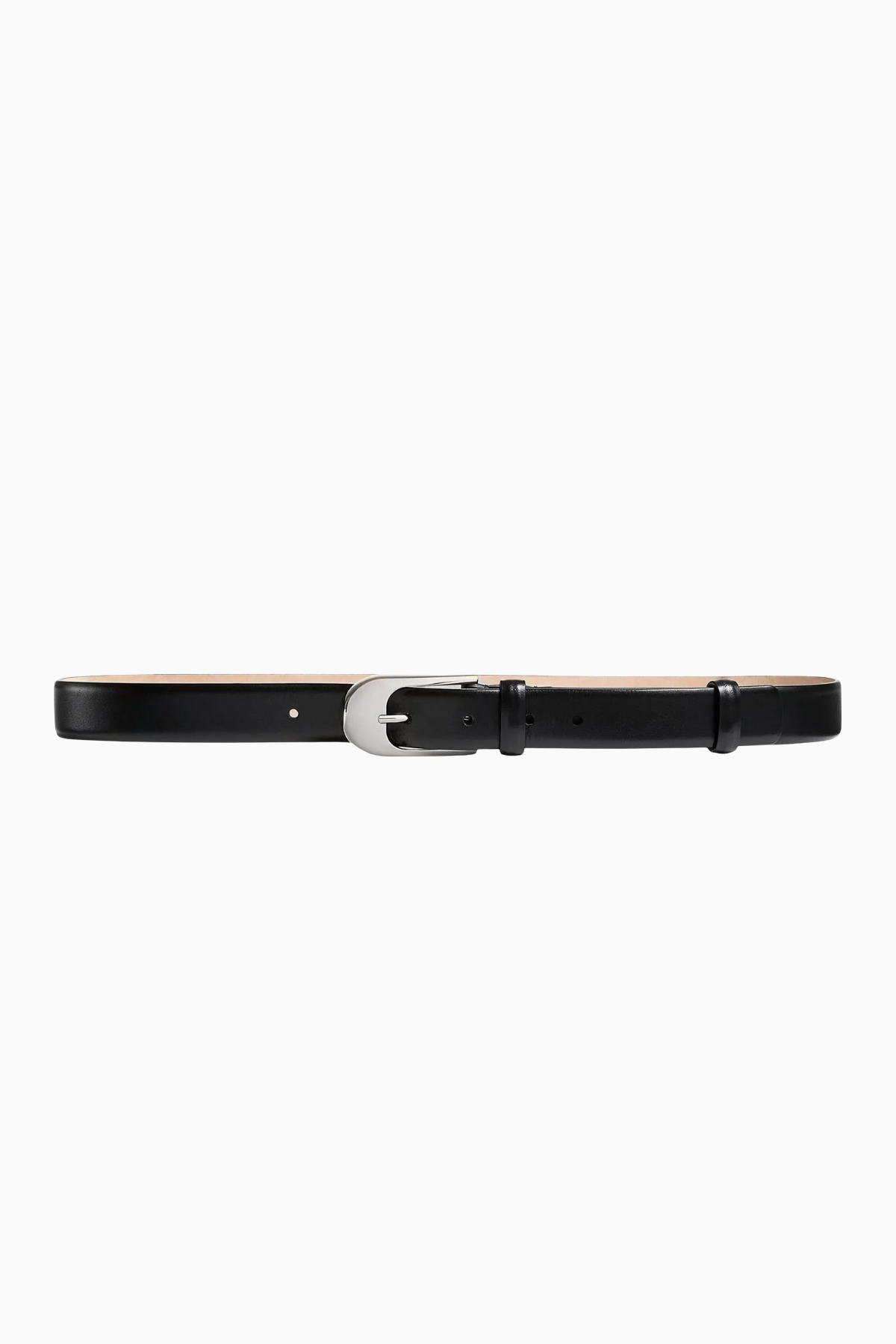 KHAITE Dome Belt Silver - Black