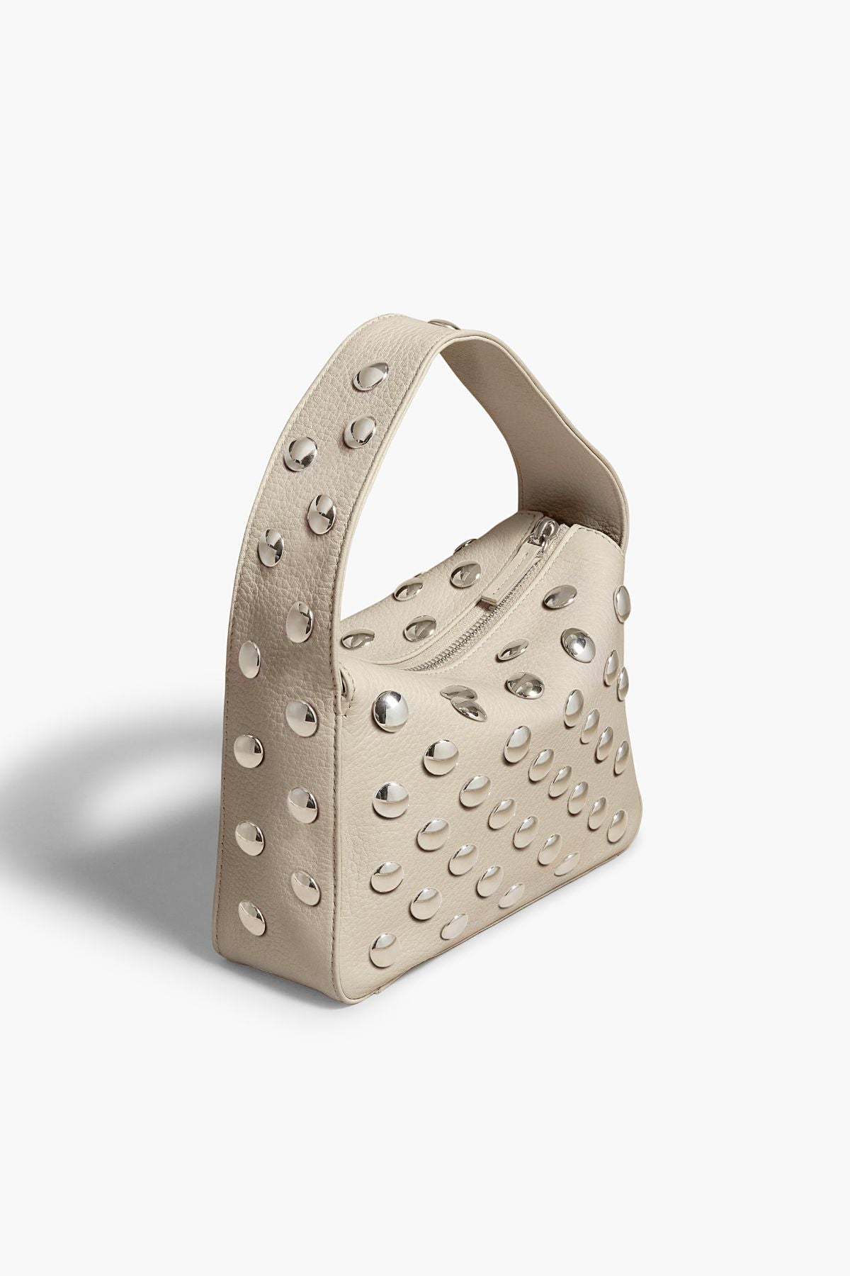 KHAITE Elena Small Studded Handbag - Dark Ivory