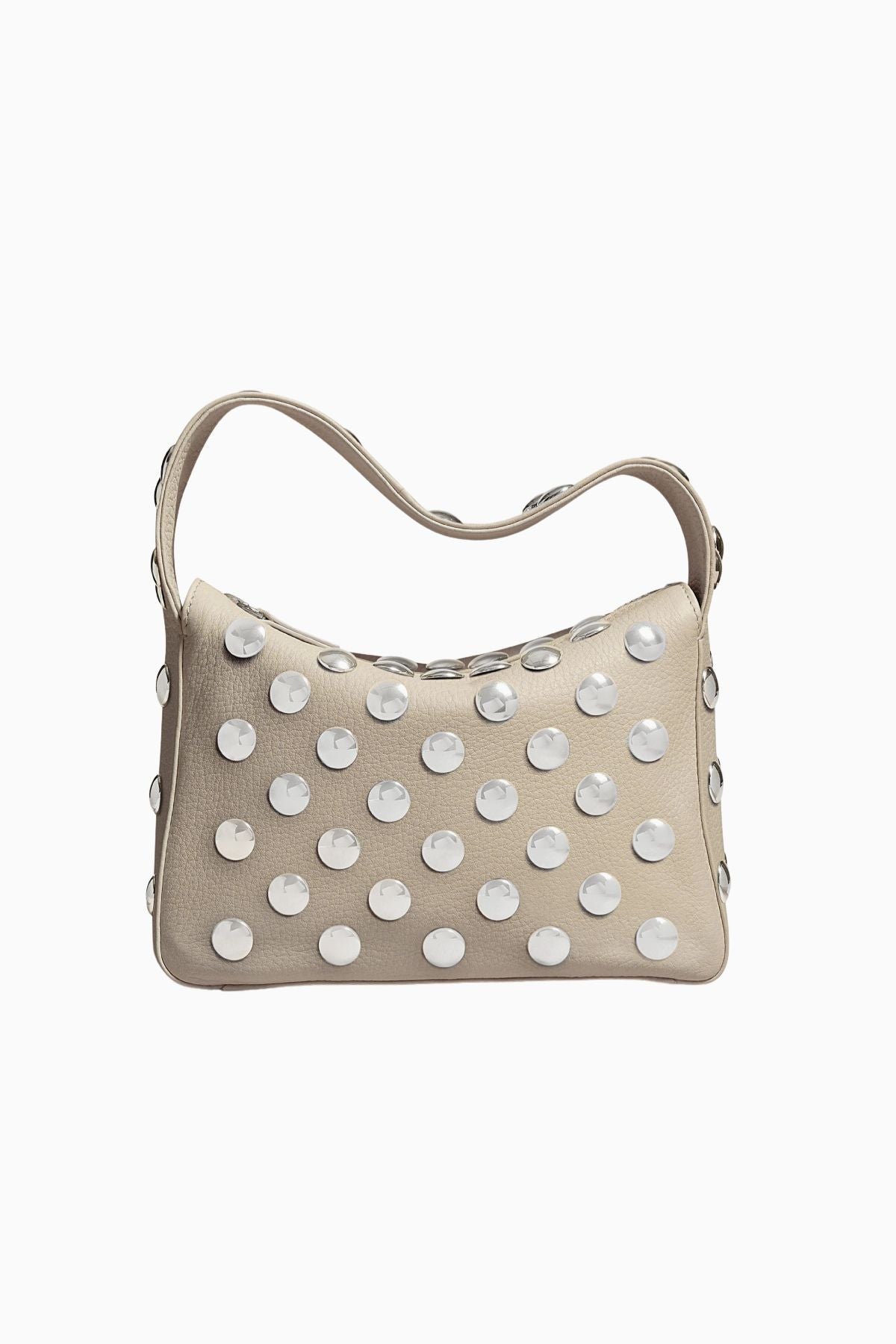 KHAITE Elena Small Studded Handbag - Dark Ivory