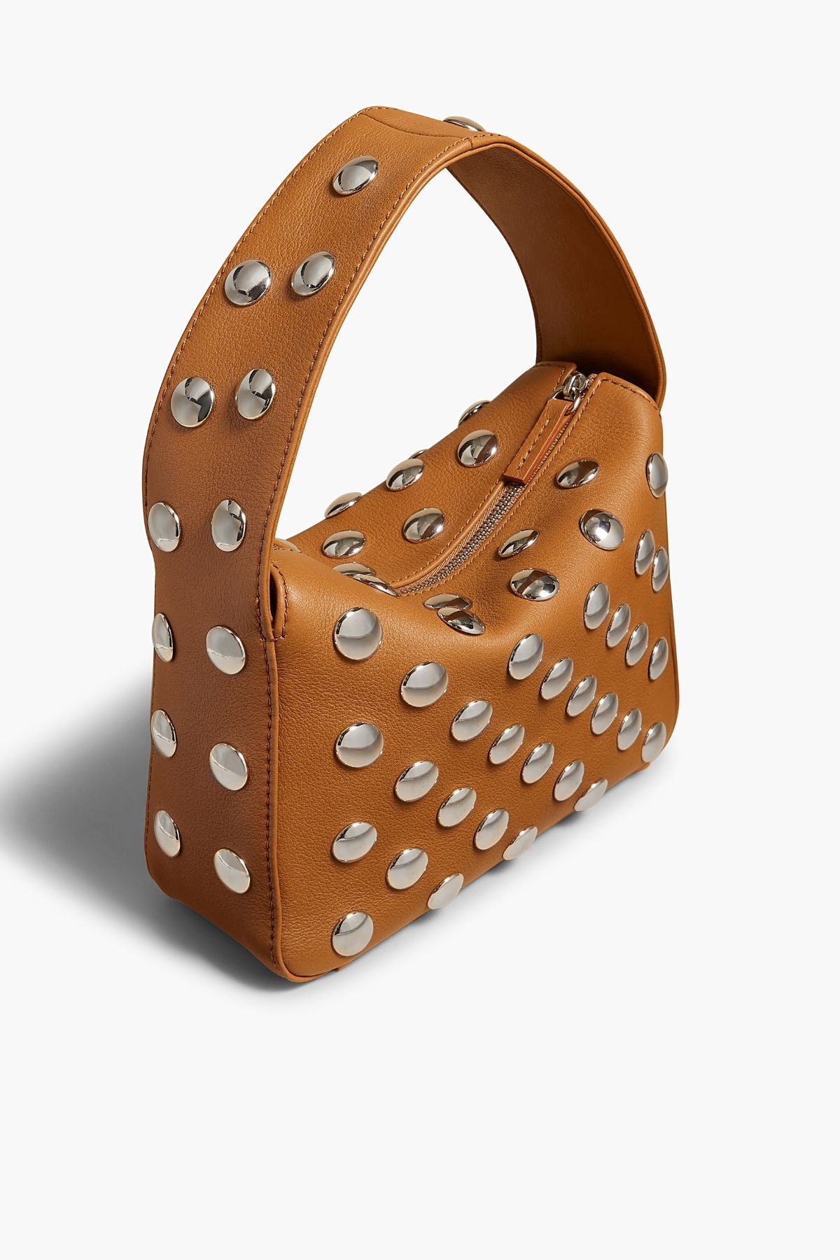 KHAITE Elena Small Studded Handbag - Nougat