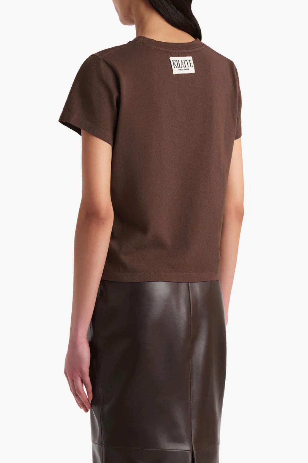 KHAITE Emmylou T-Shirt - Bark