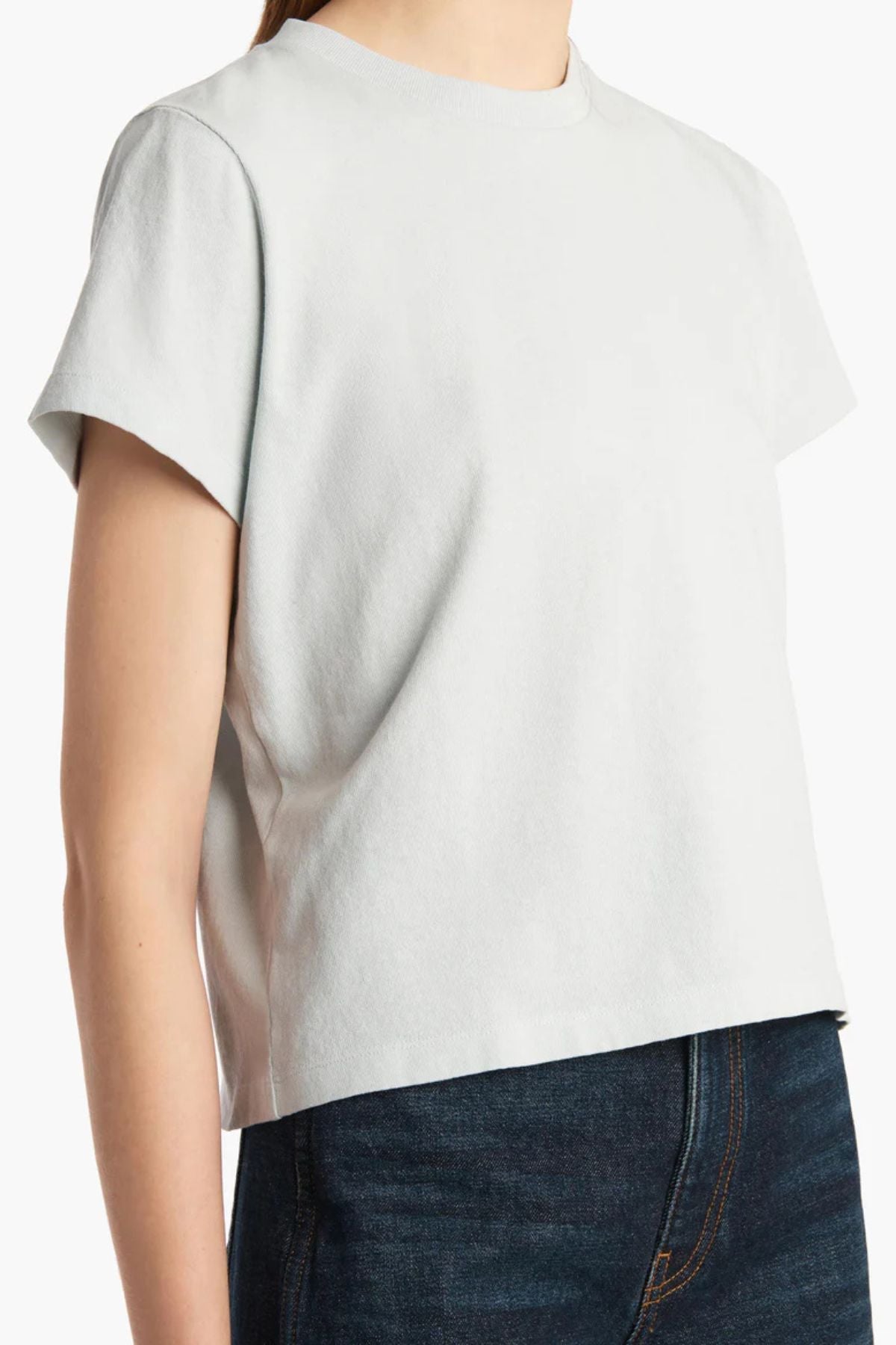 KHAITE Emmylou T-Shirt - Blue Ice