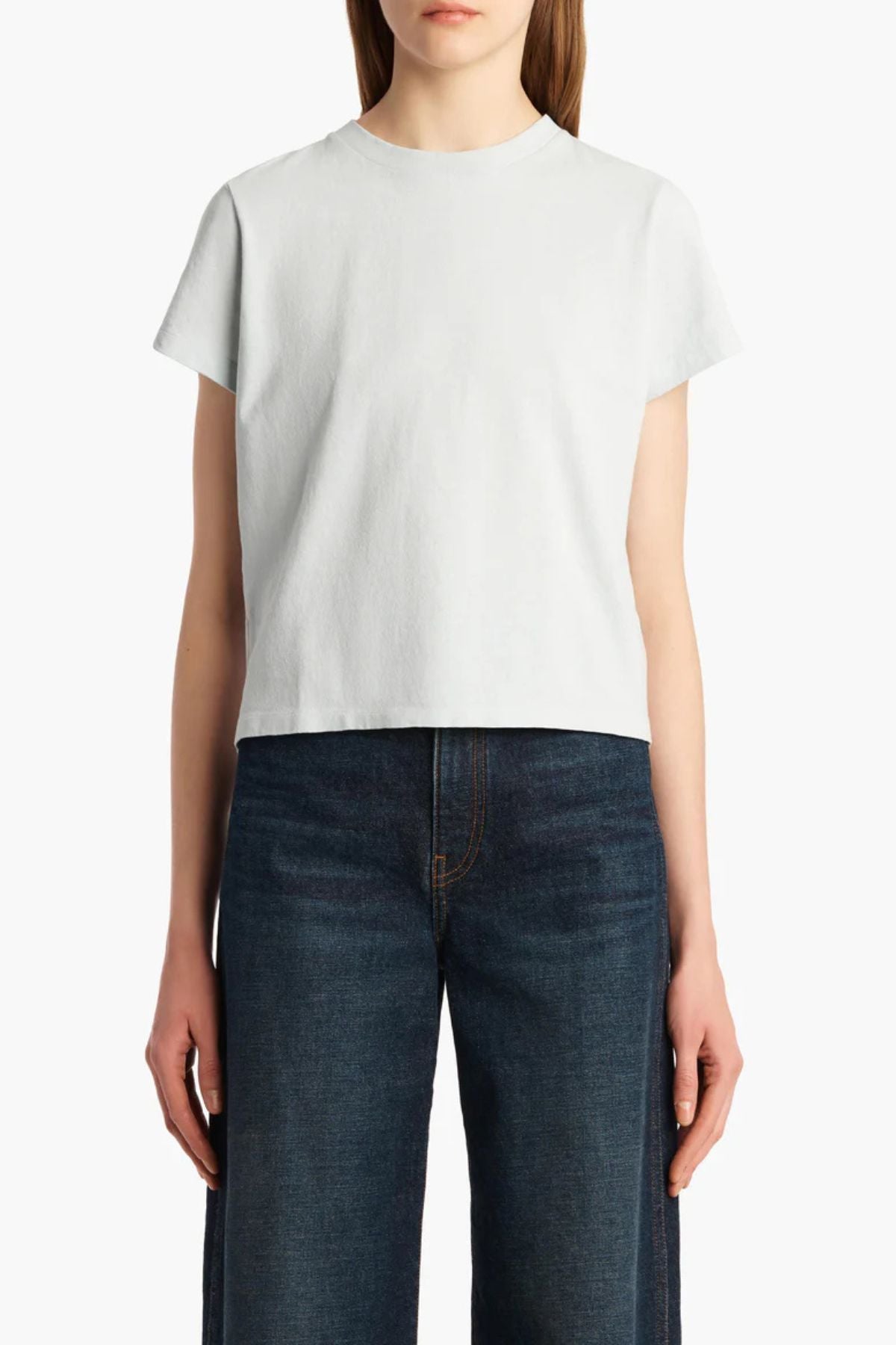 KHAITE Emmylou T-Shirt - Blue Ice