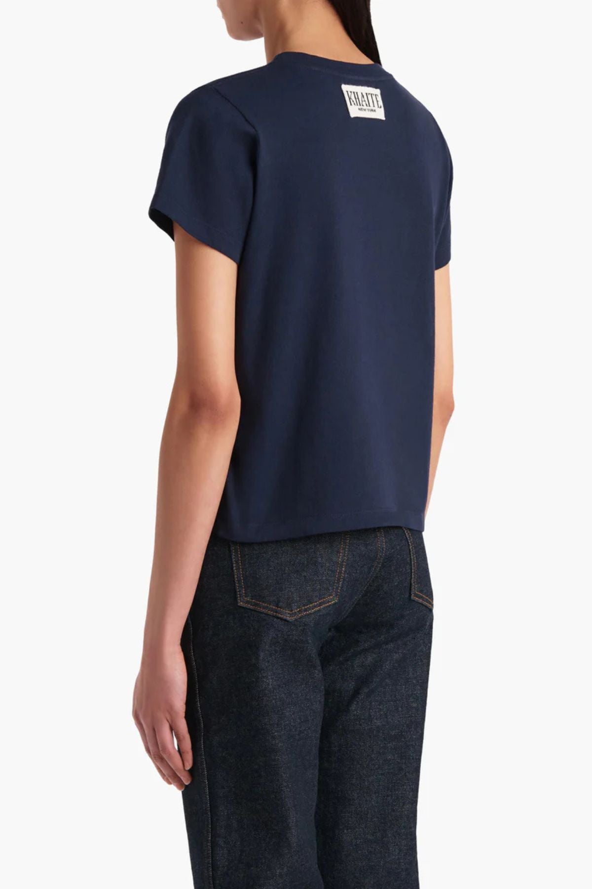 KHAITE Emmylou T-Shirt - Indigo