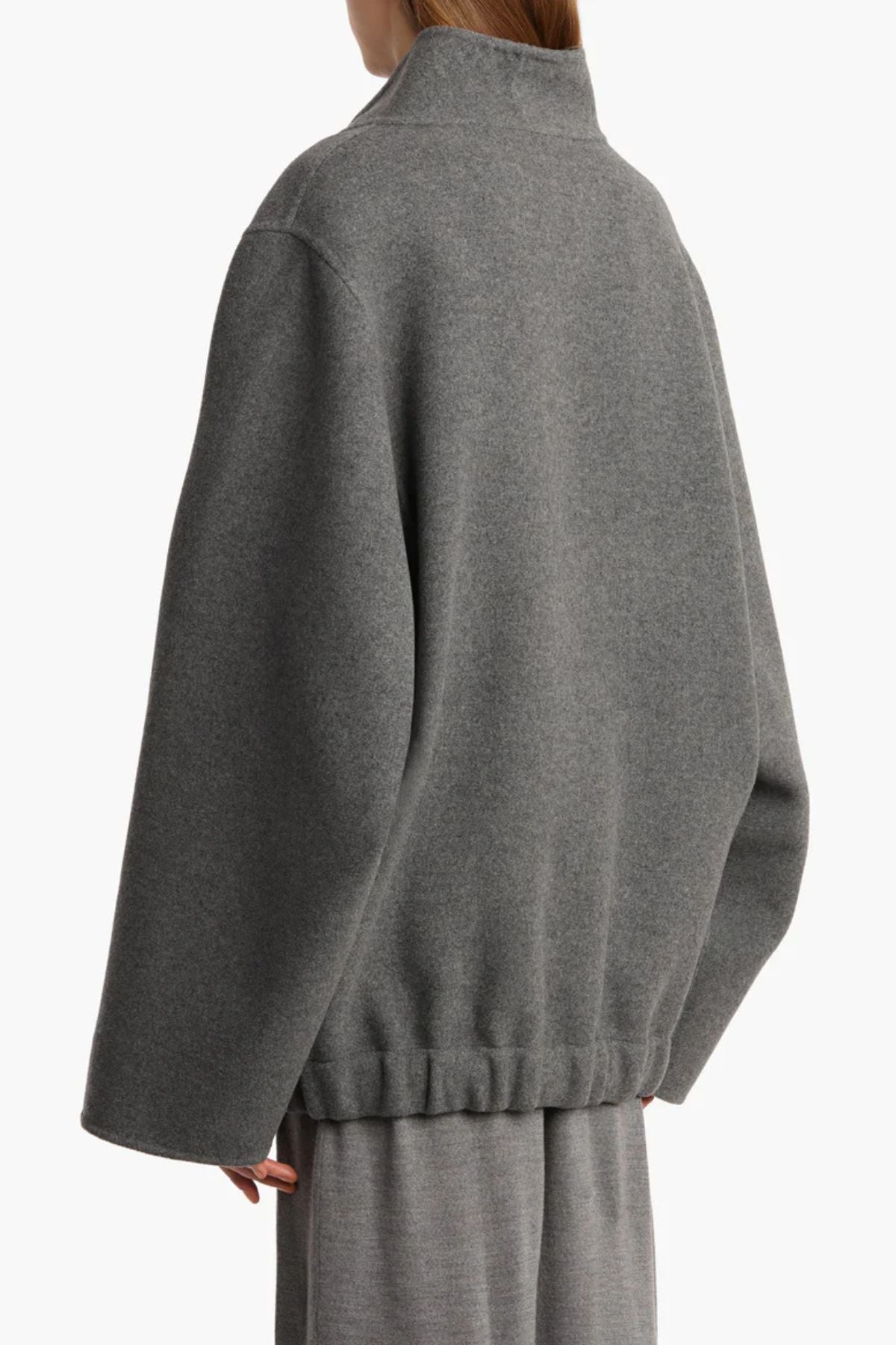 KHAITE Garret Jacket - Grey Melange