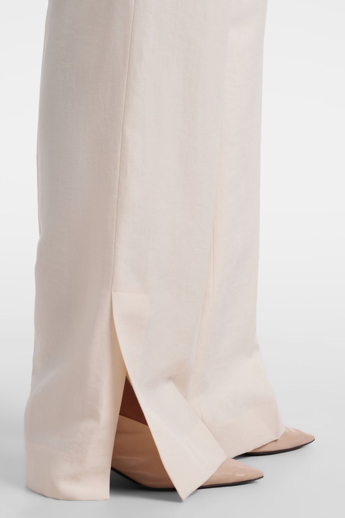KHAITE Grenare Pant - Cream