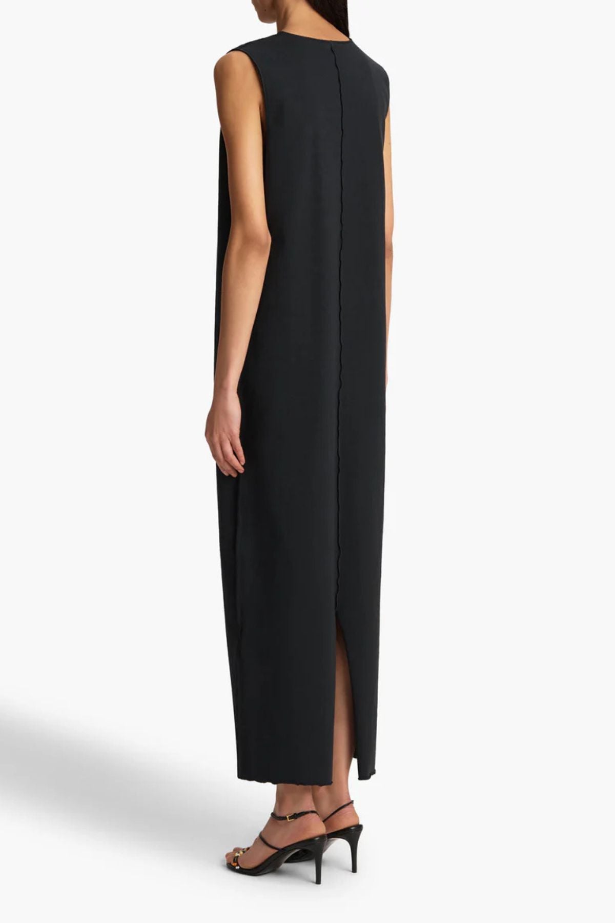 KHAITE Hal Dress - Washed Black