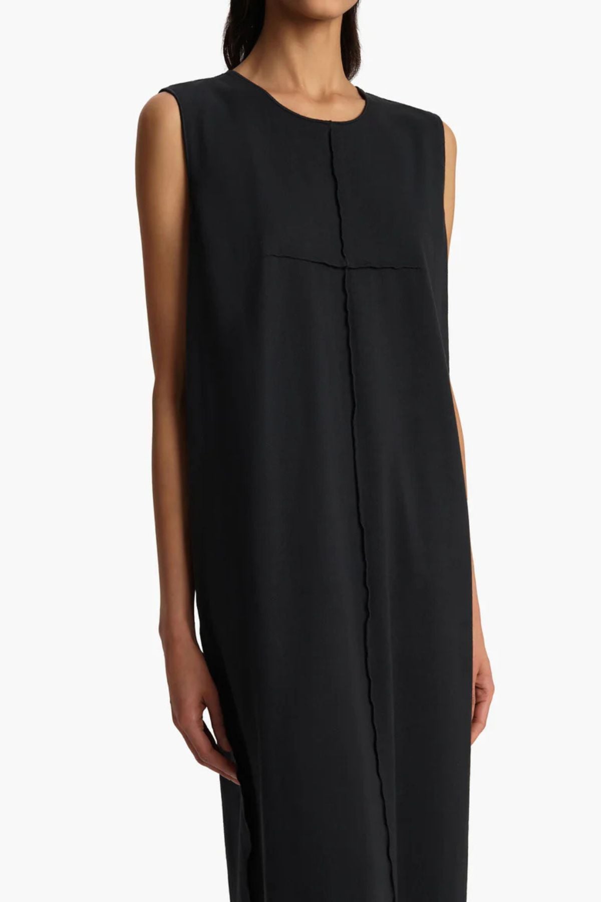 KHAITE Hal Dress - Washed Black