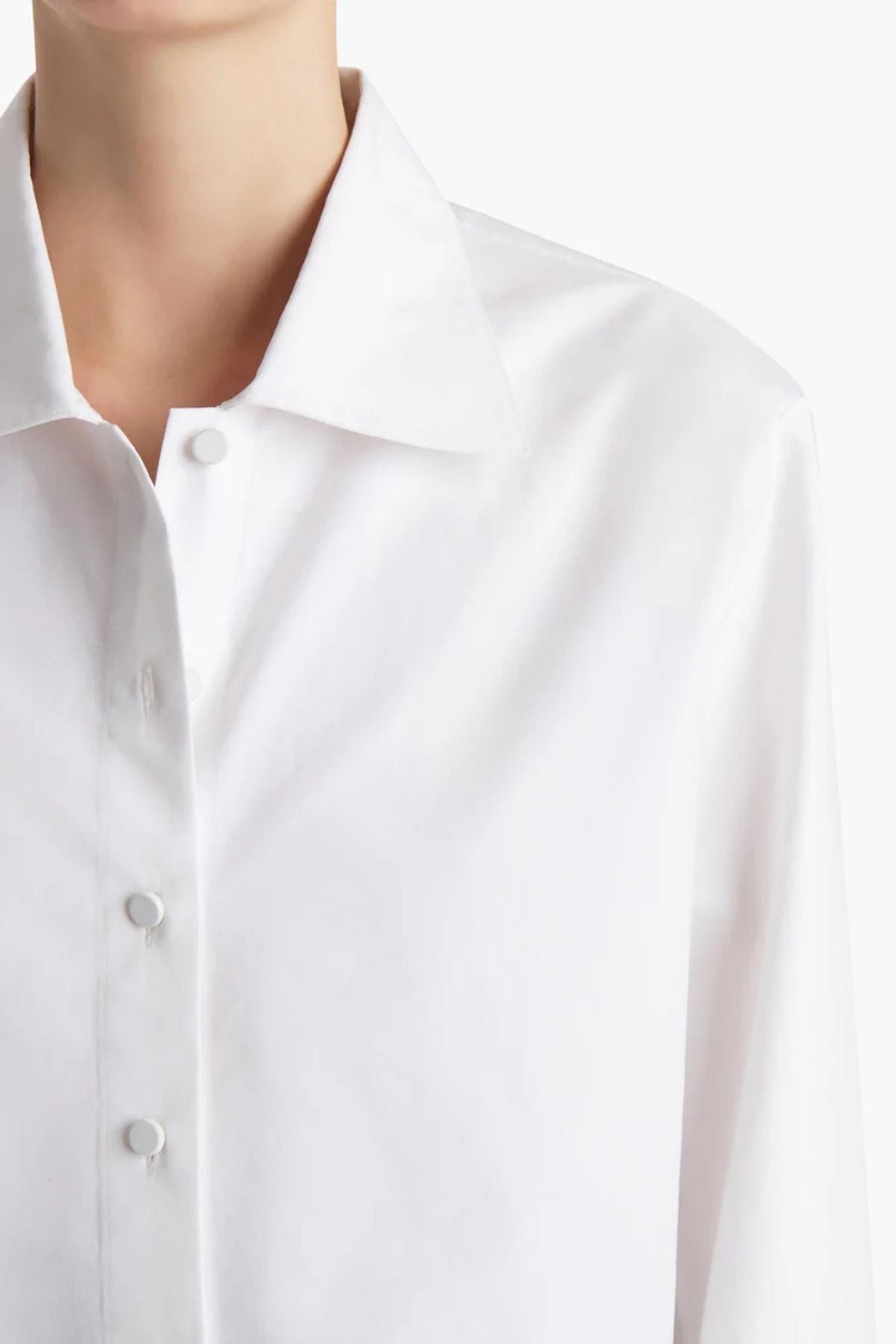 KHAITE Jasen Top - Chalk