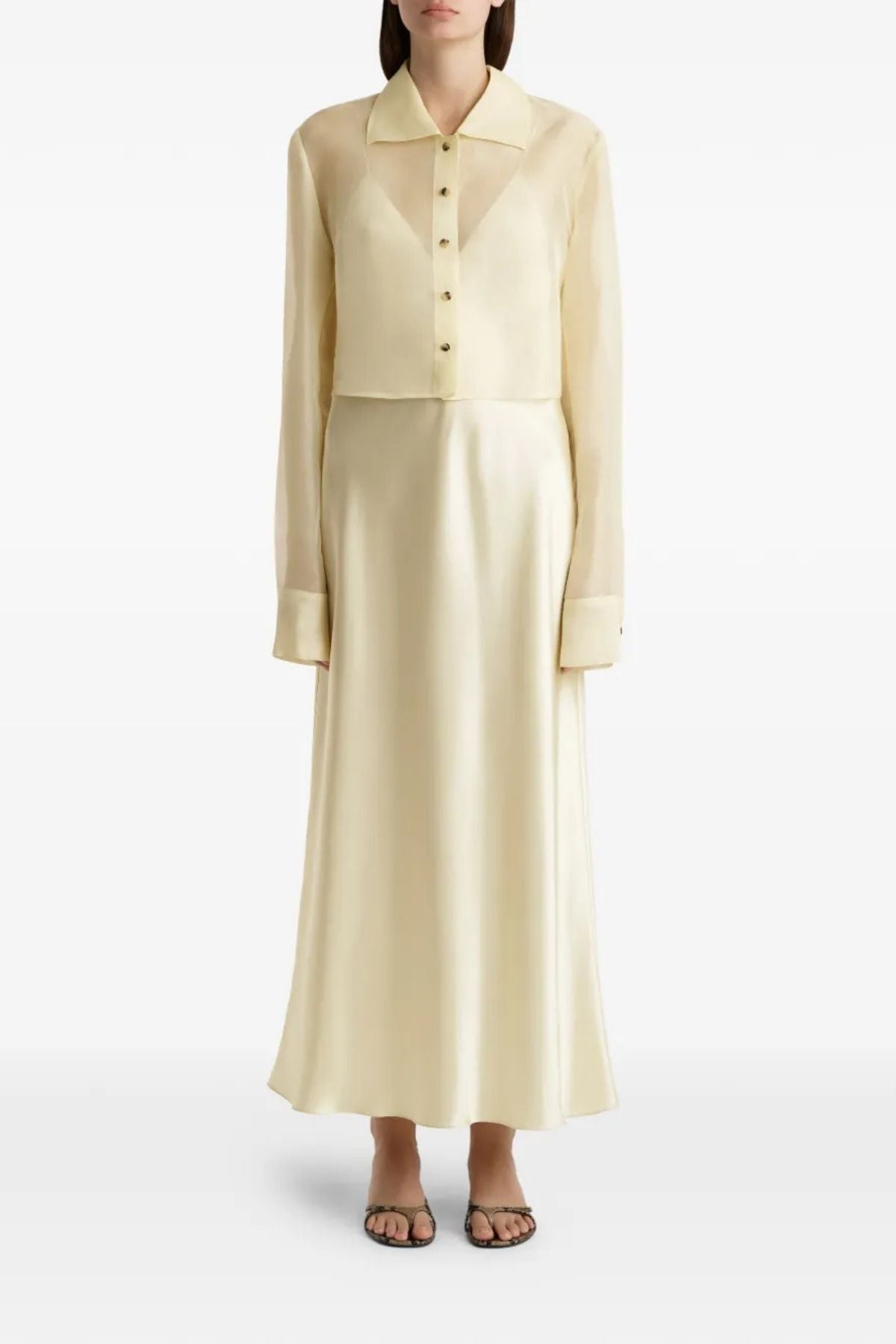KHAITE Jasen Top - Pale Yellow