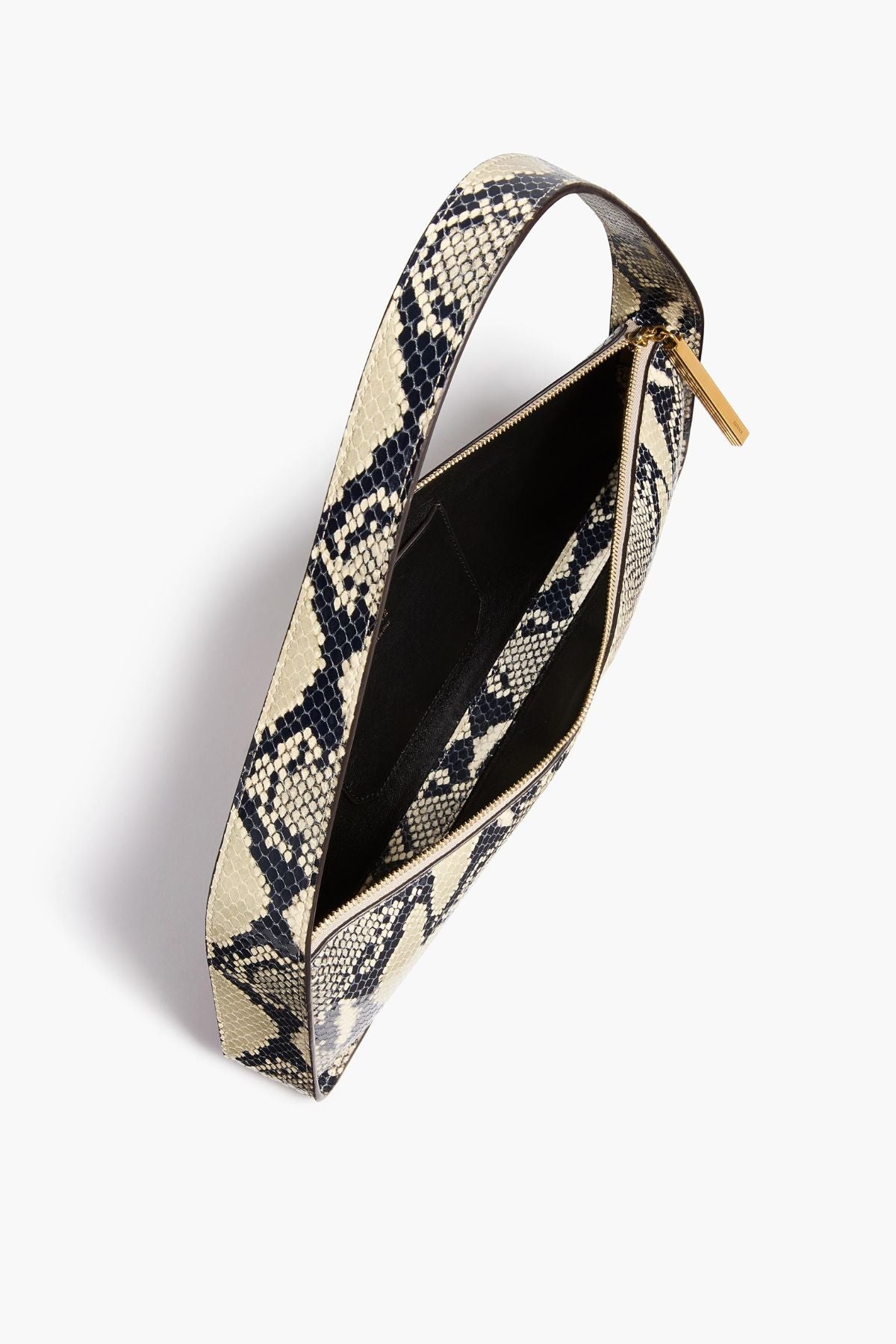 KHAITE Lori Baguette Python - Natural