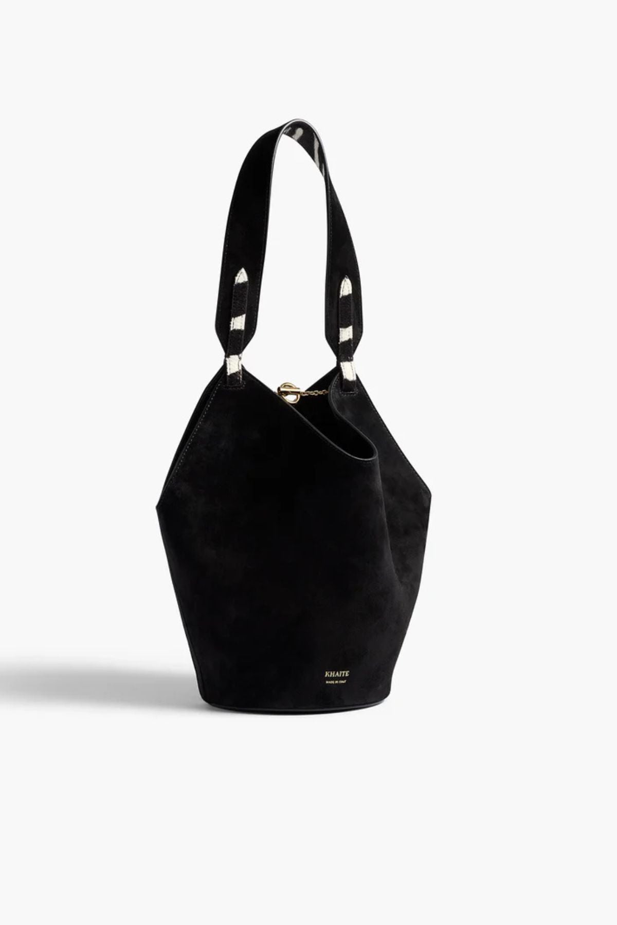 KHAITE Lotus Mini Tote - Black/ White