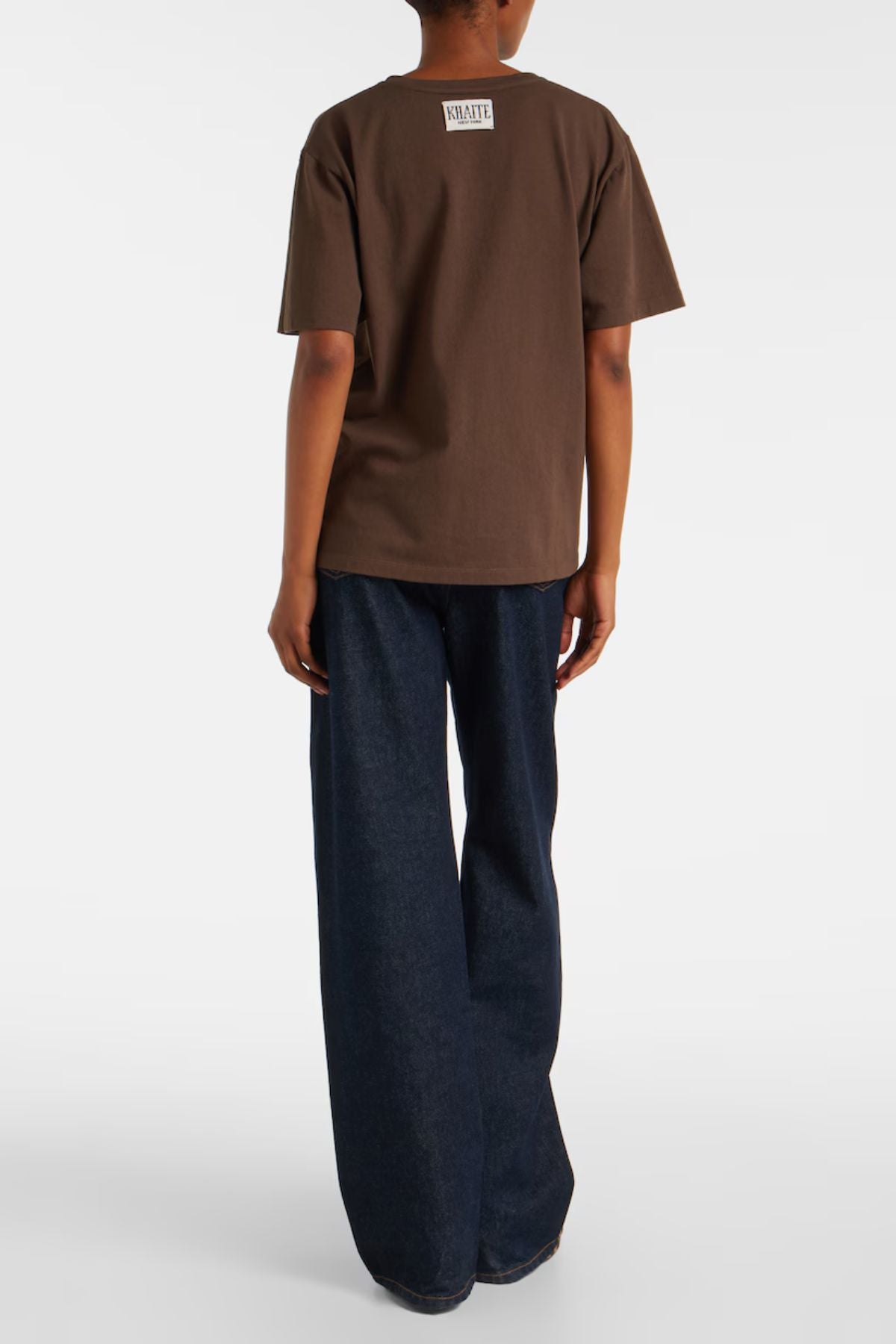 KHAITE Mae T-Shirt - Bark