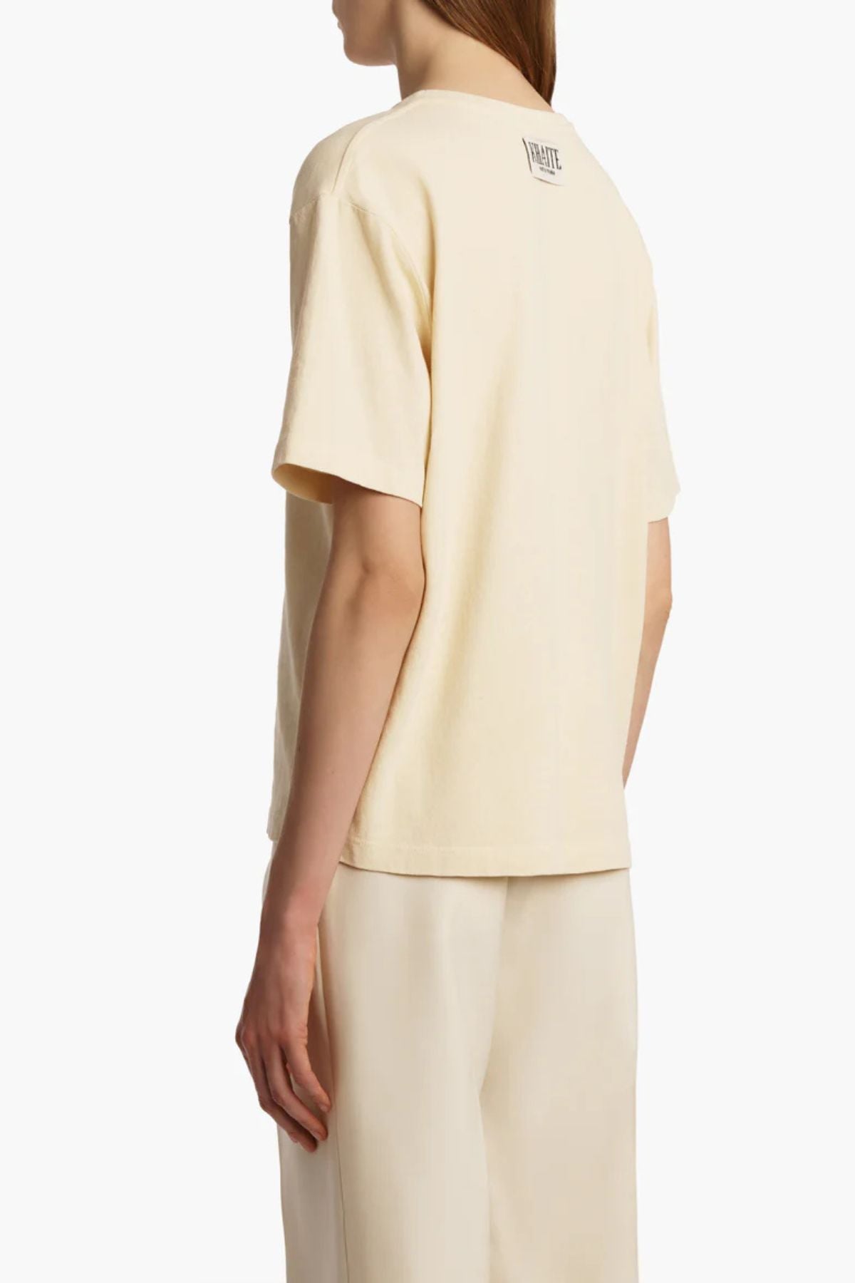 KHAITE Mae T-Shirt - Custard