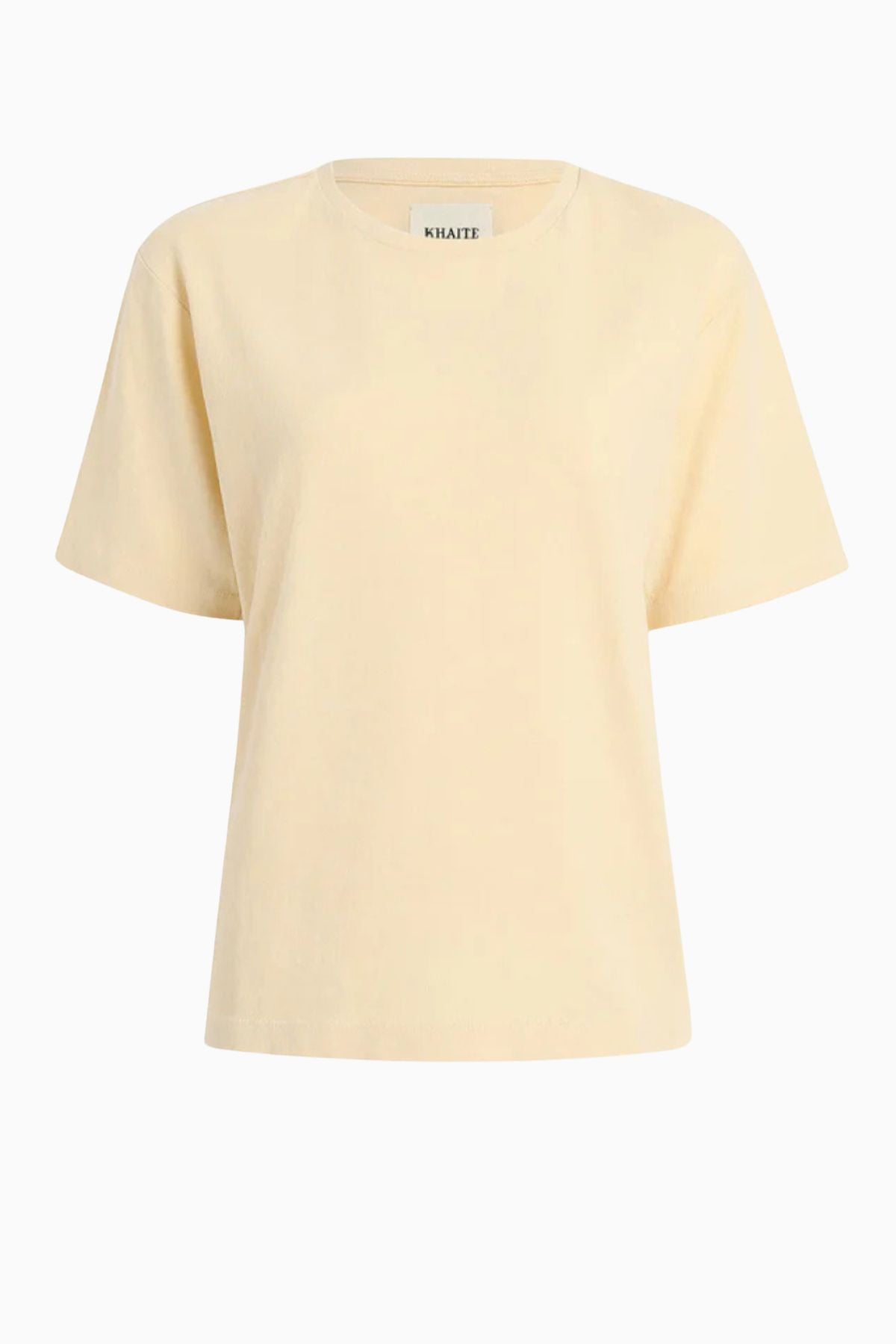 KHAITE Mae T-Shirt - Custard