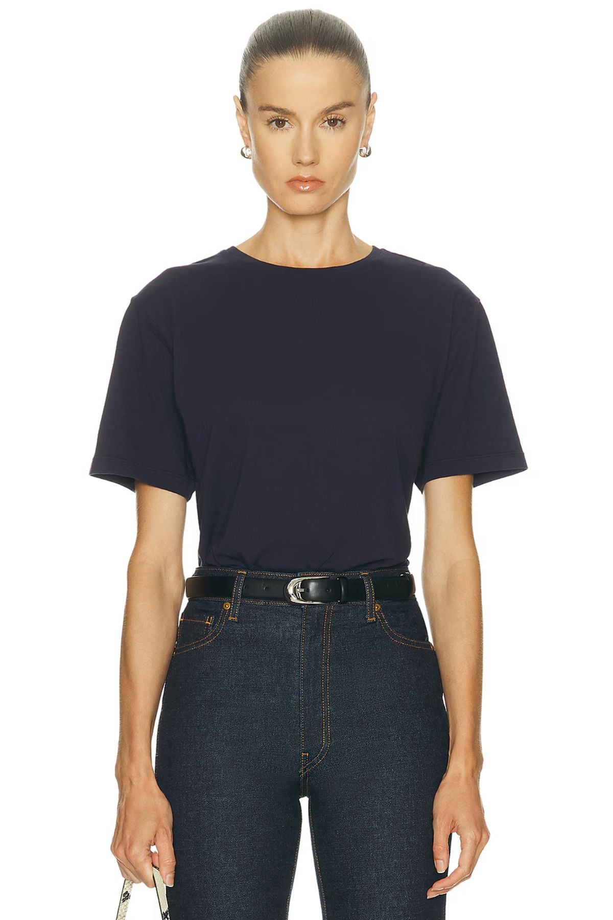 KHAITE Mae T-Shirt - Indigo