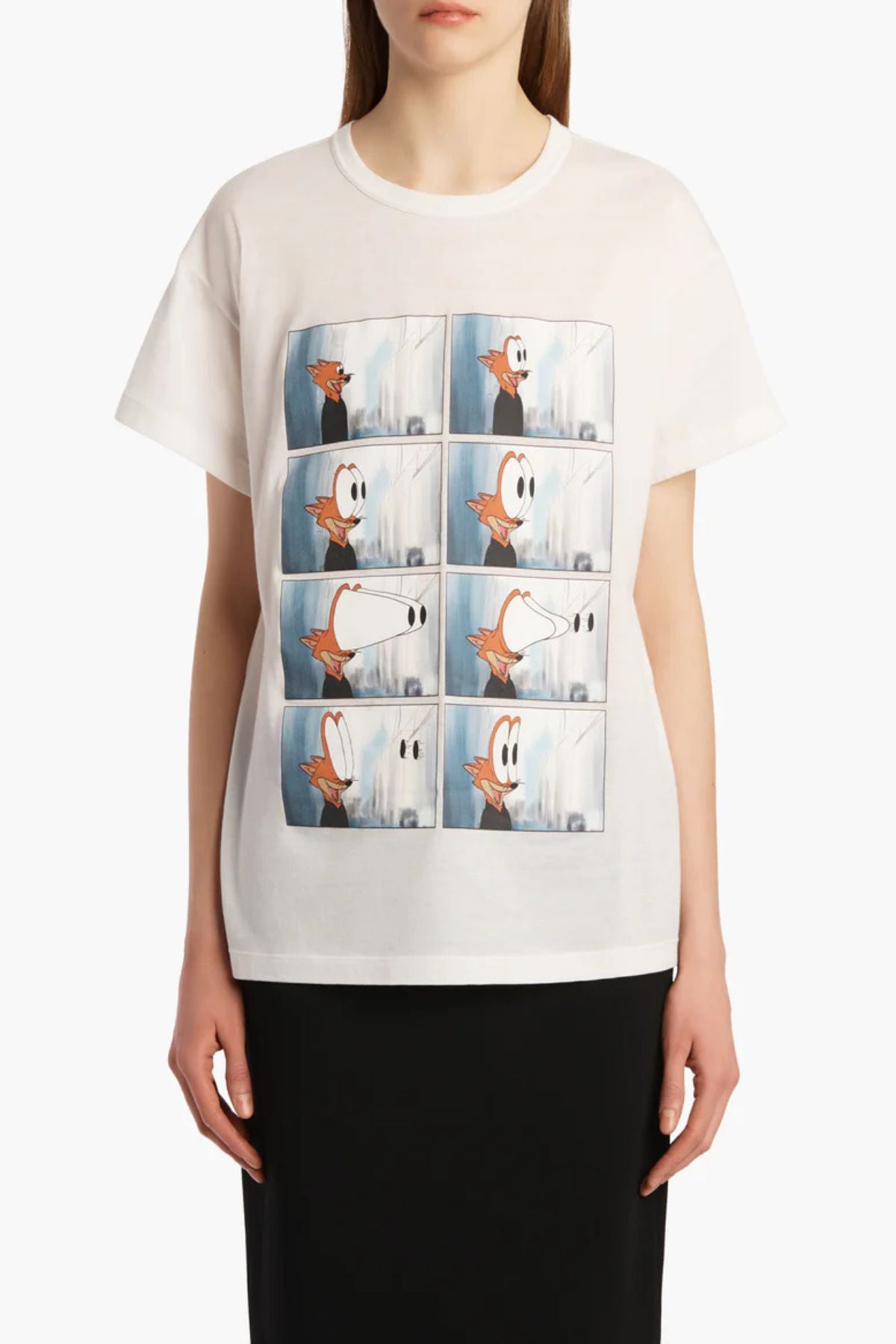 KHAITE Maeve Top - White Multi