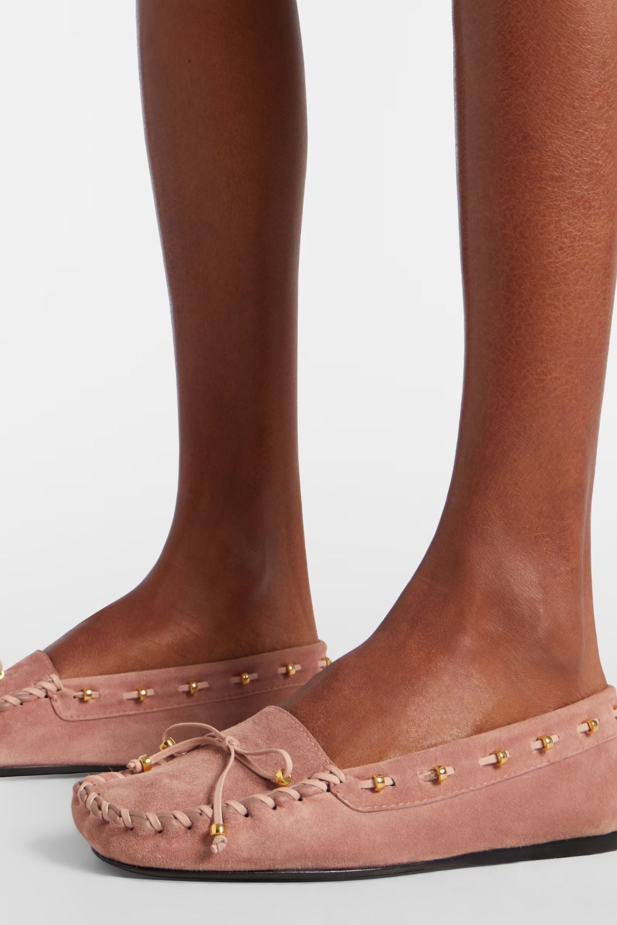 KHAITE Milly Flat - Dusty Pink