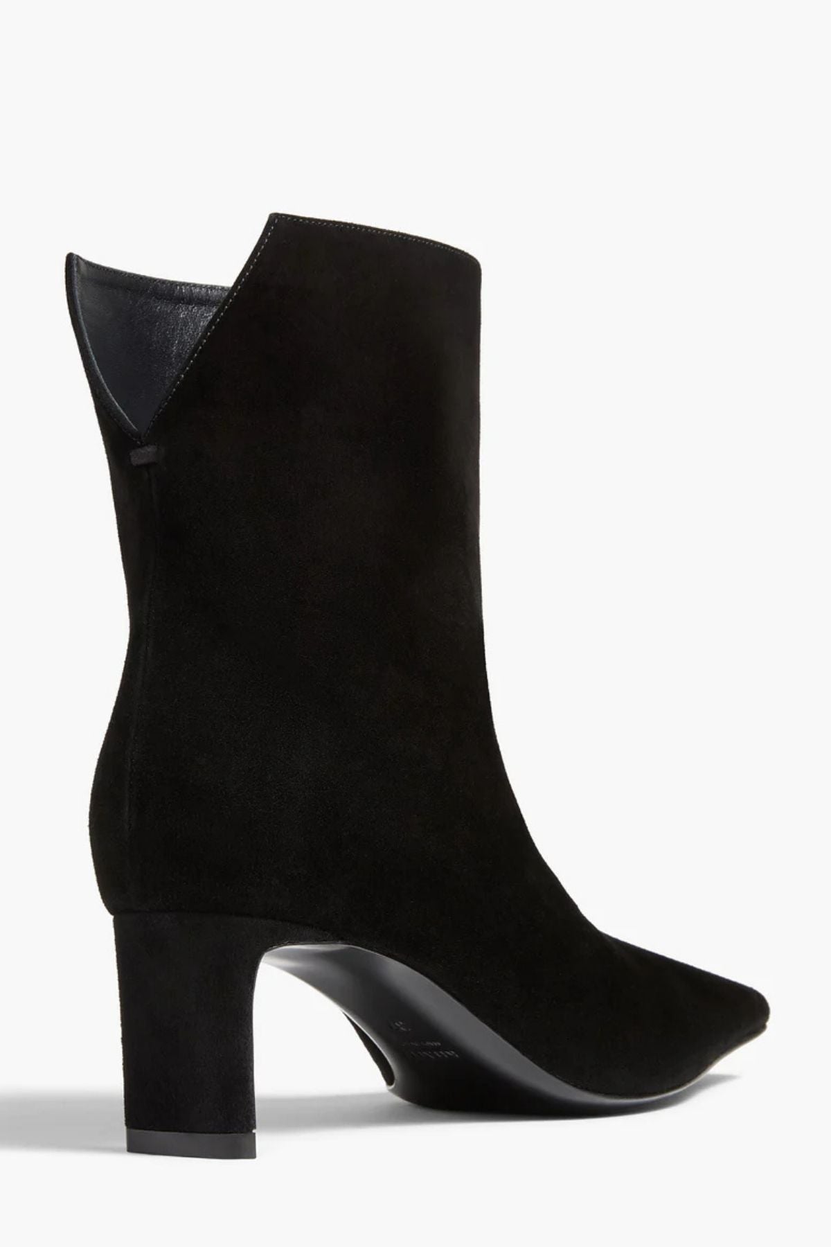 KHAITE Ona Boot - Black Suede