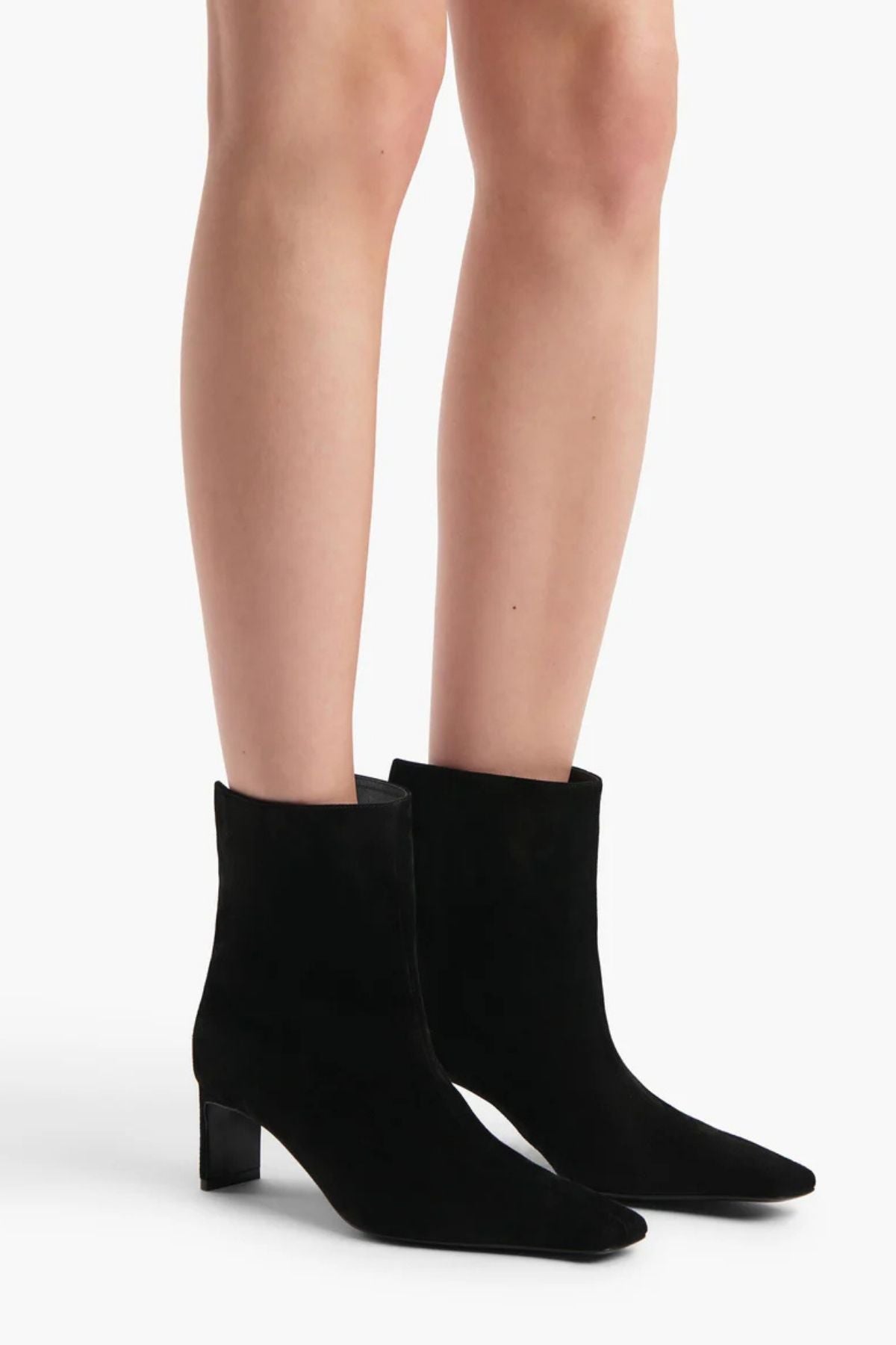 KHAITE Ona Boot - Black Suede
