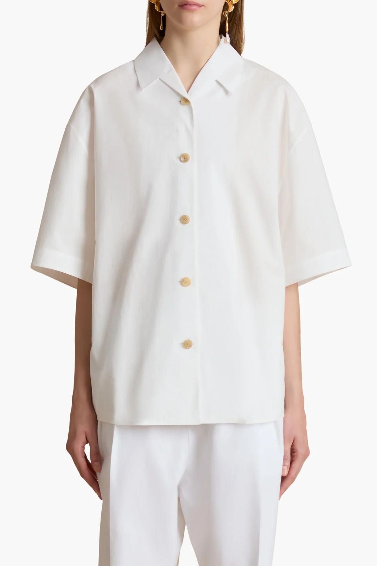 KHAITE Owen Top - White