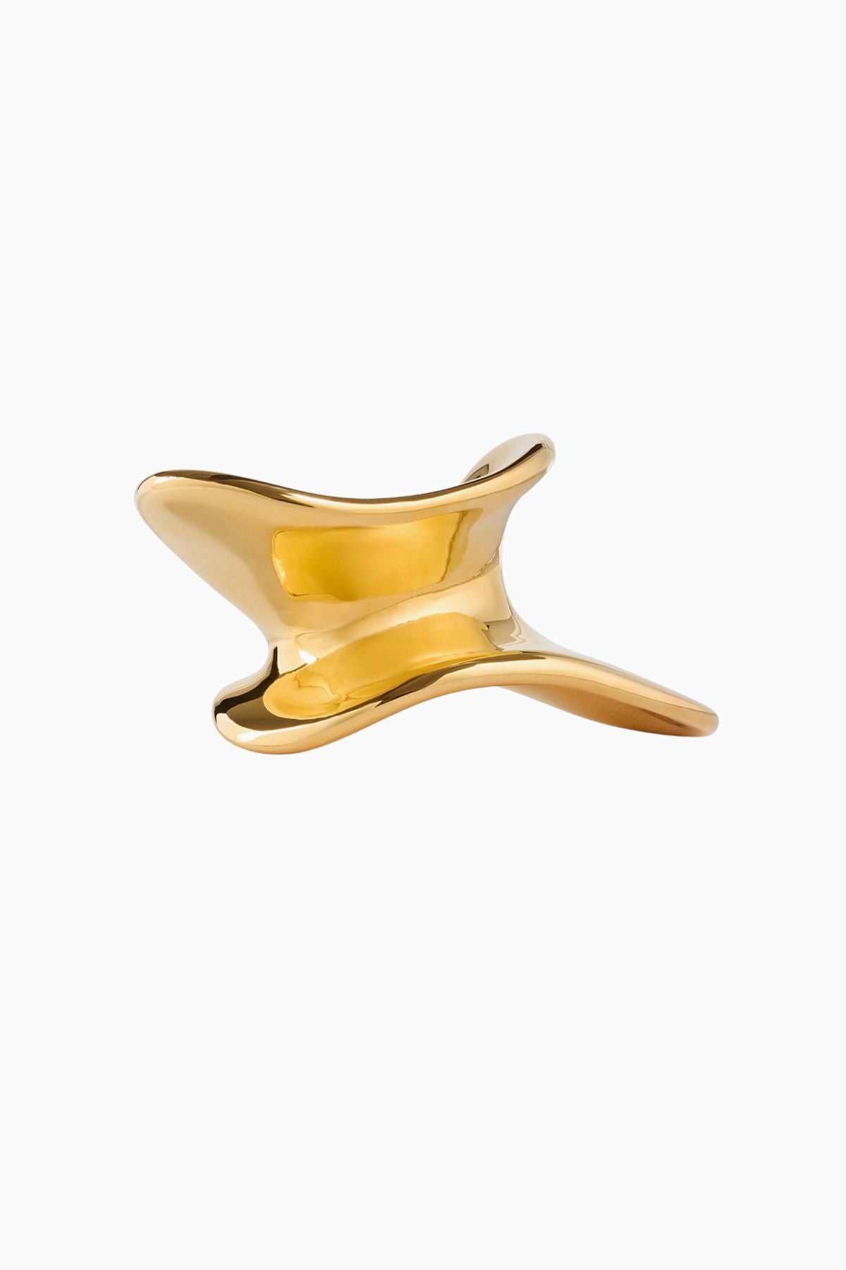 KHAITE Shadow Hair Cuff - Gold