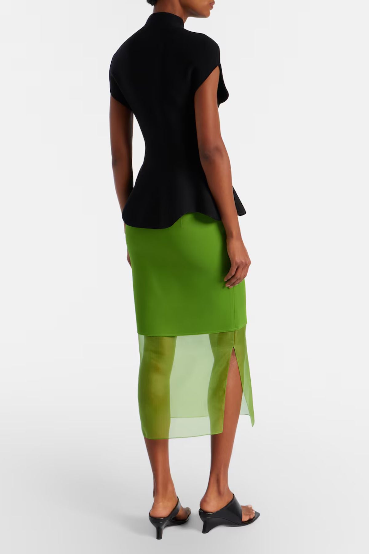 KHAITE Sybil Skirt - Absinthe