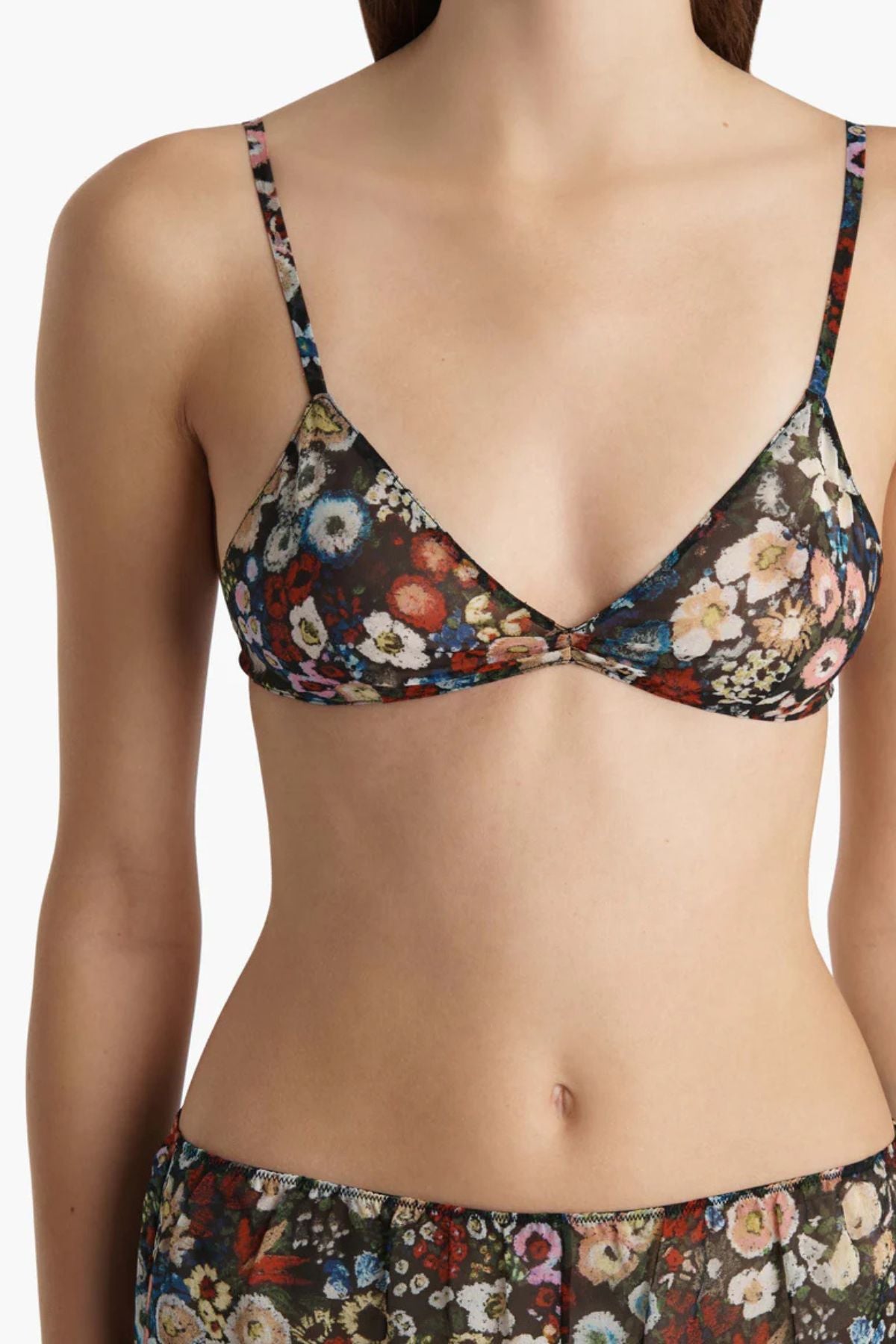 KHAITE Talita Top - Black Multi