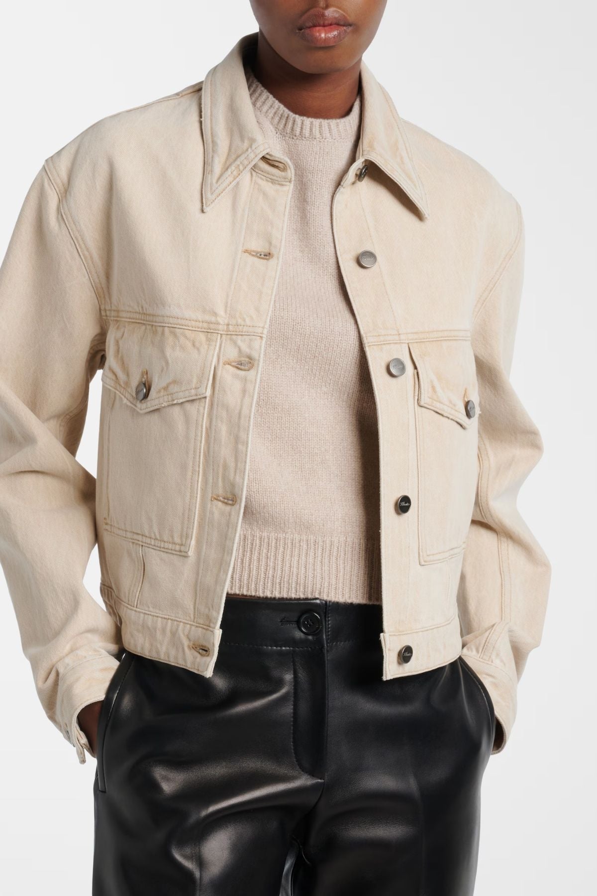 KHAITE Tomer Denim Jacket - Dumas